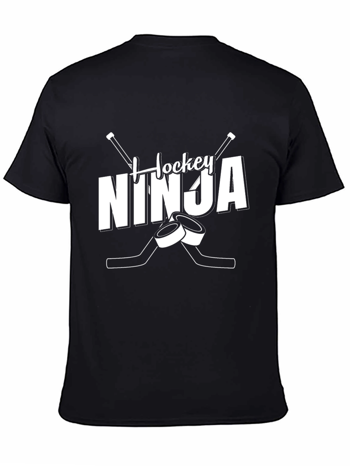 Hockey Ninja Black T-Shirt
