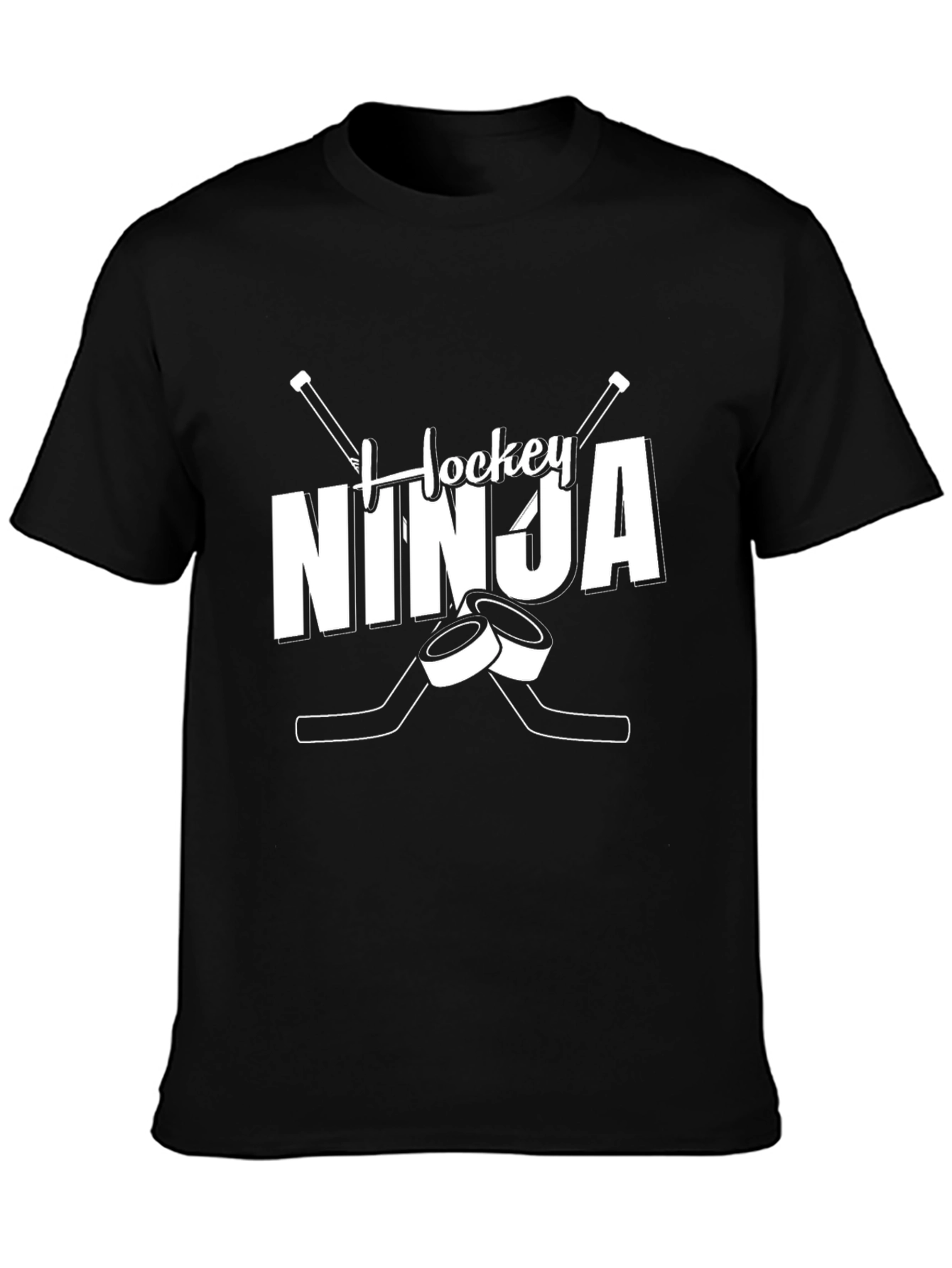 Hockey Ninja Black T-Shirt