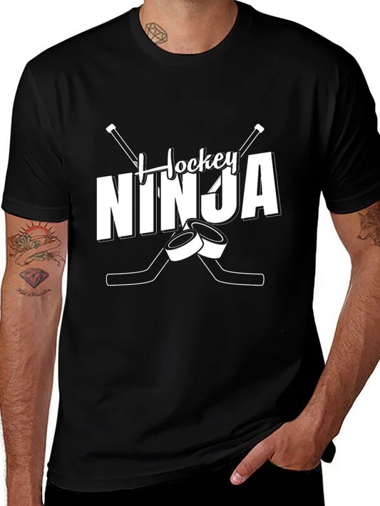 Hockey Ninja Black T-Shirt