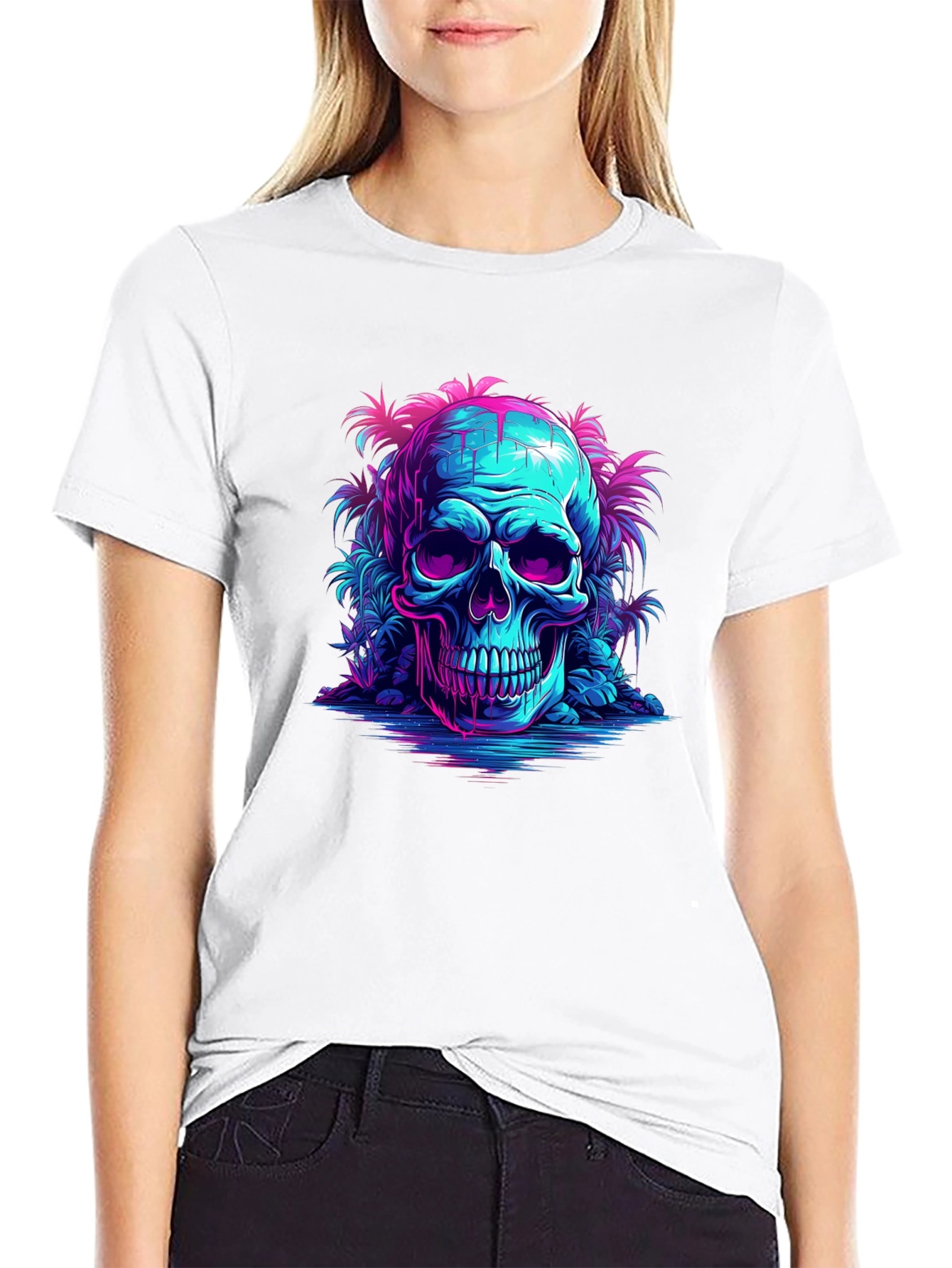 Neon Skull Island T-Shirt