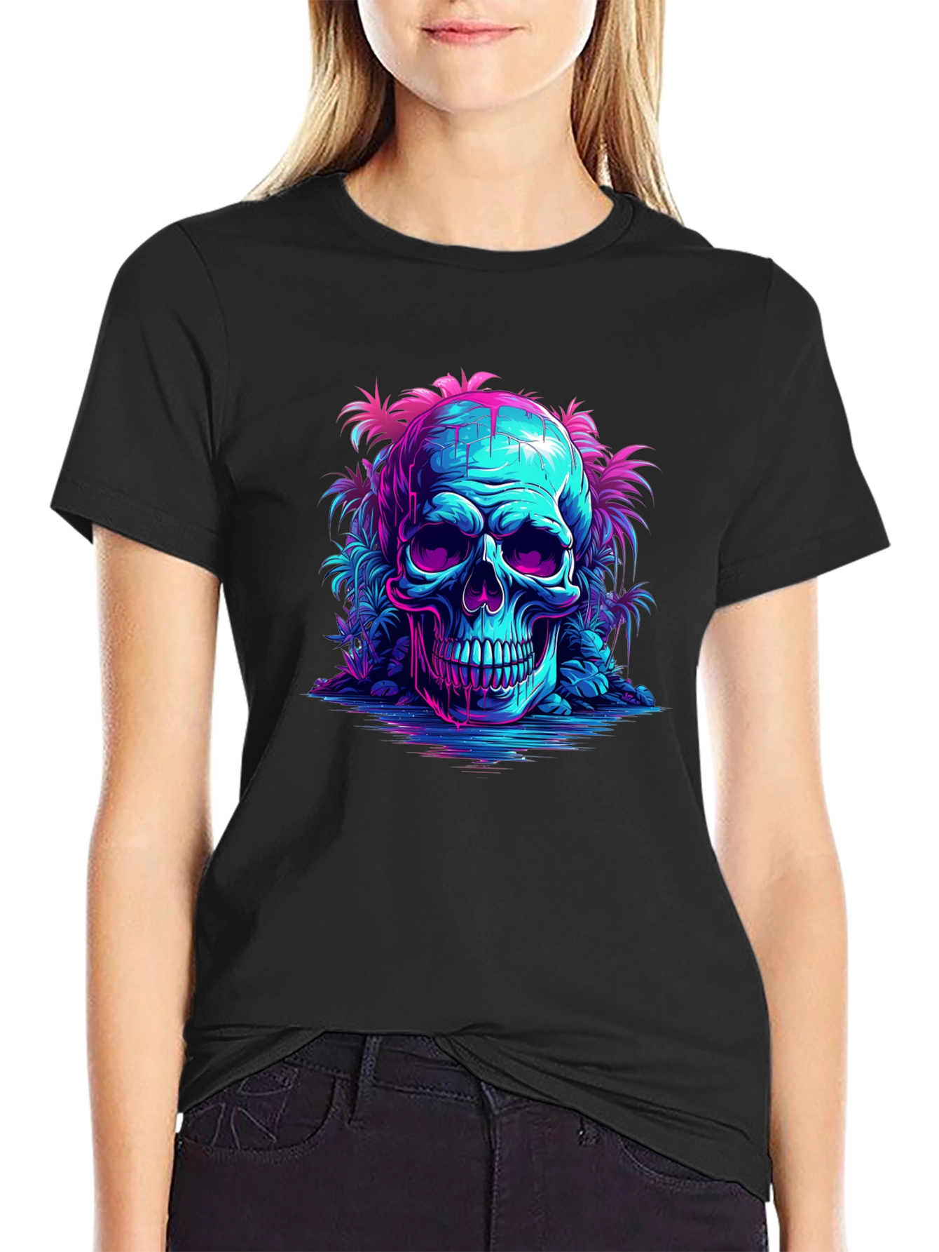 Neon Skull Island T-Shirt