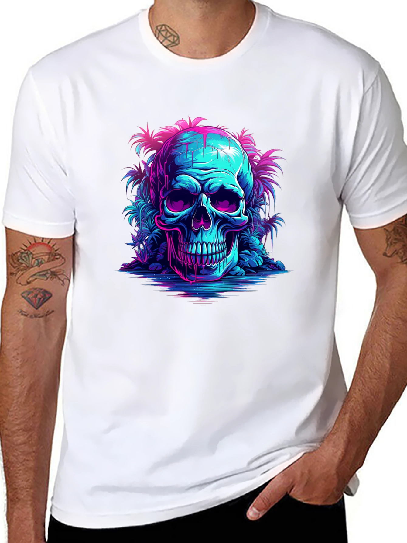 Neon Skull Island T-Shirt