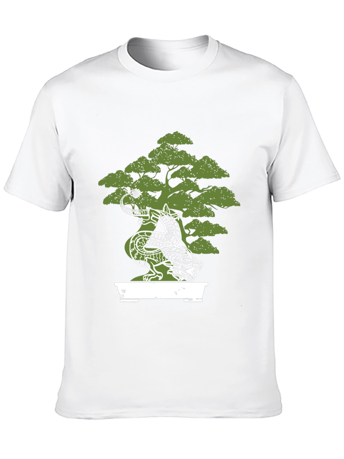 Dragon Bonsai Black T-Shirt - Unique Design