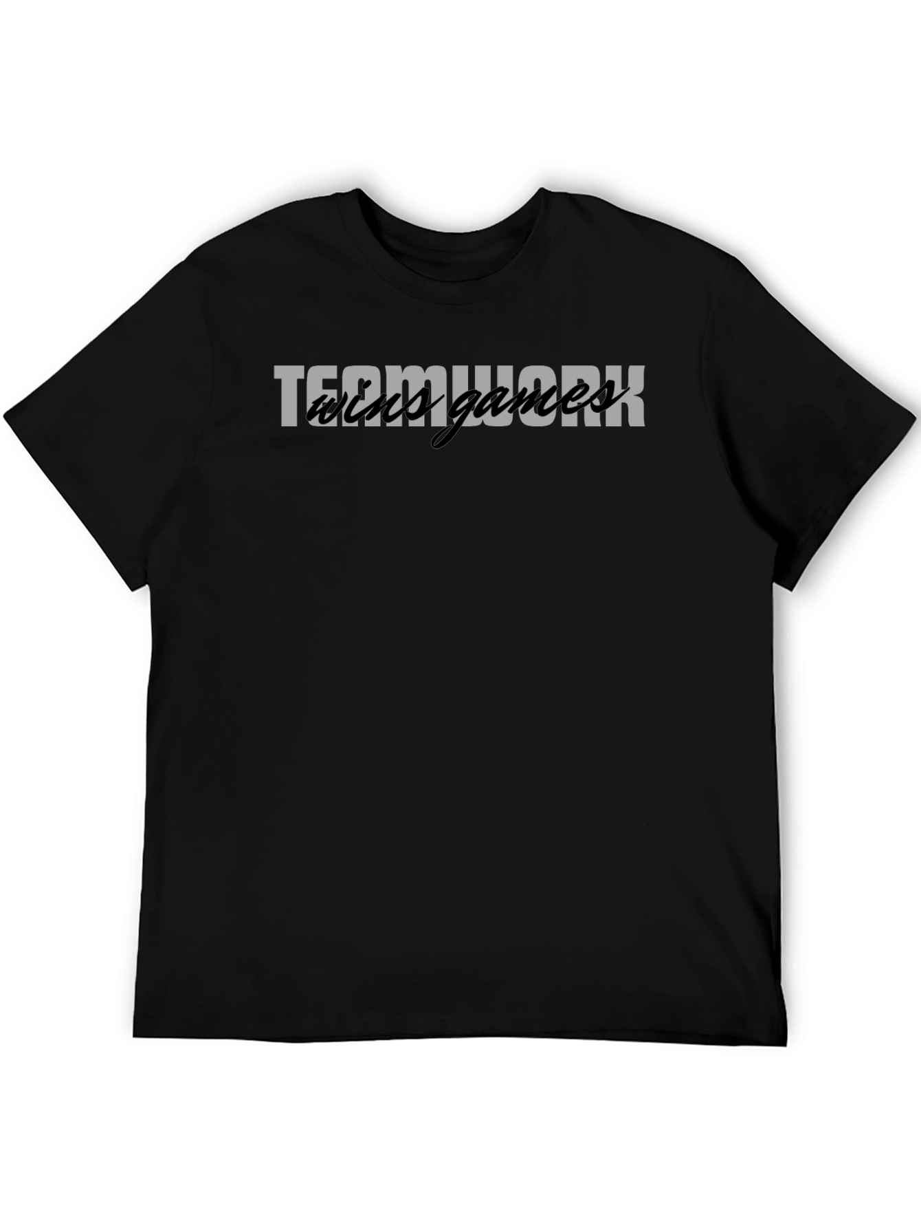 Teamwork Wild Games Black Graphic Tee