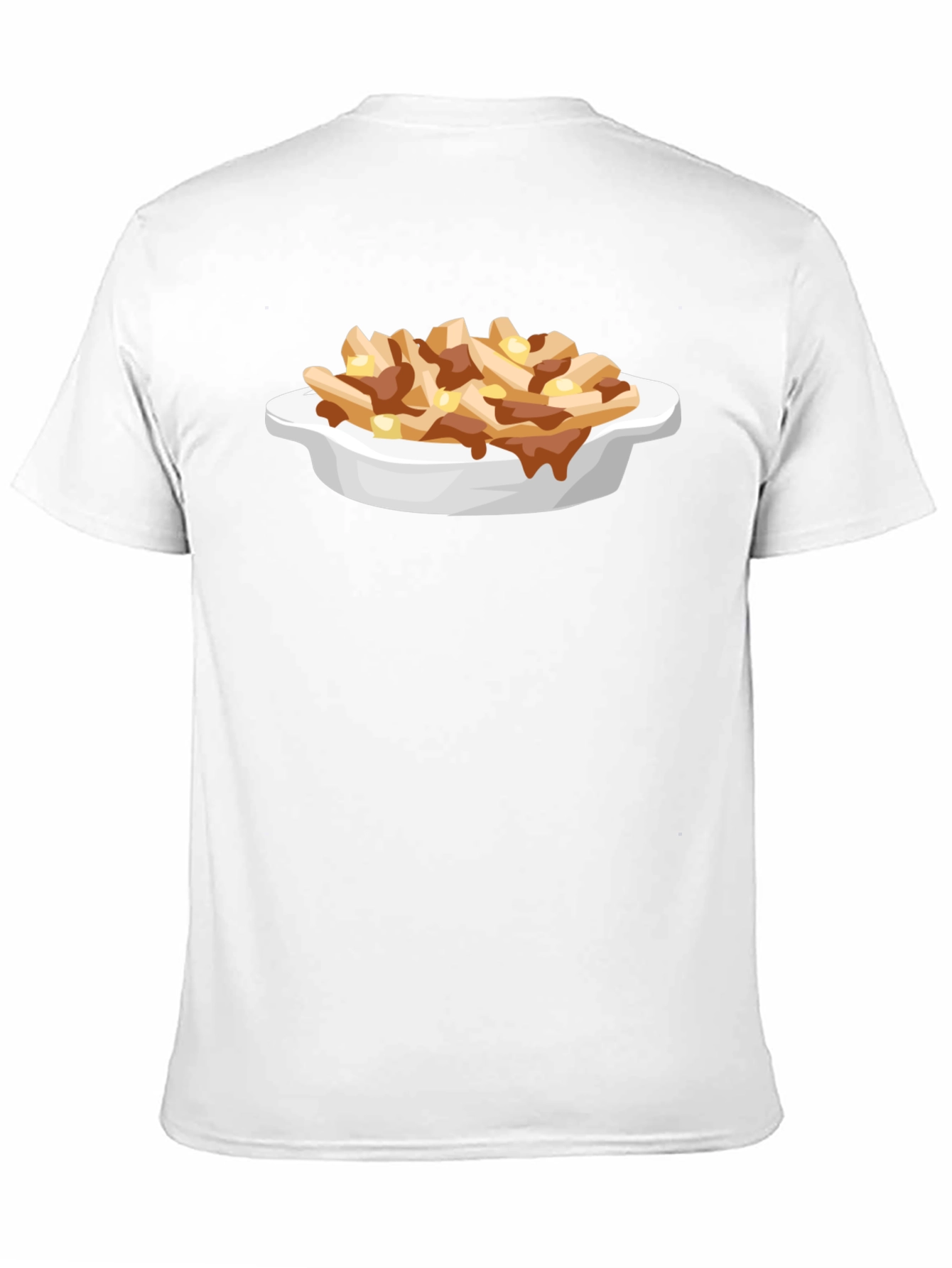 Poutine Graphic Tee - Unisex Black T-Shirt