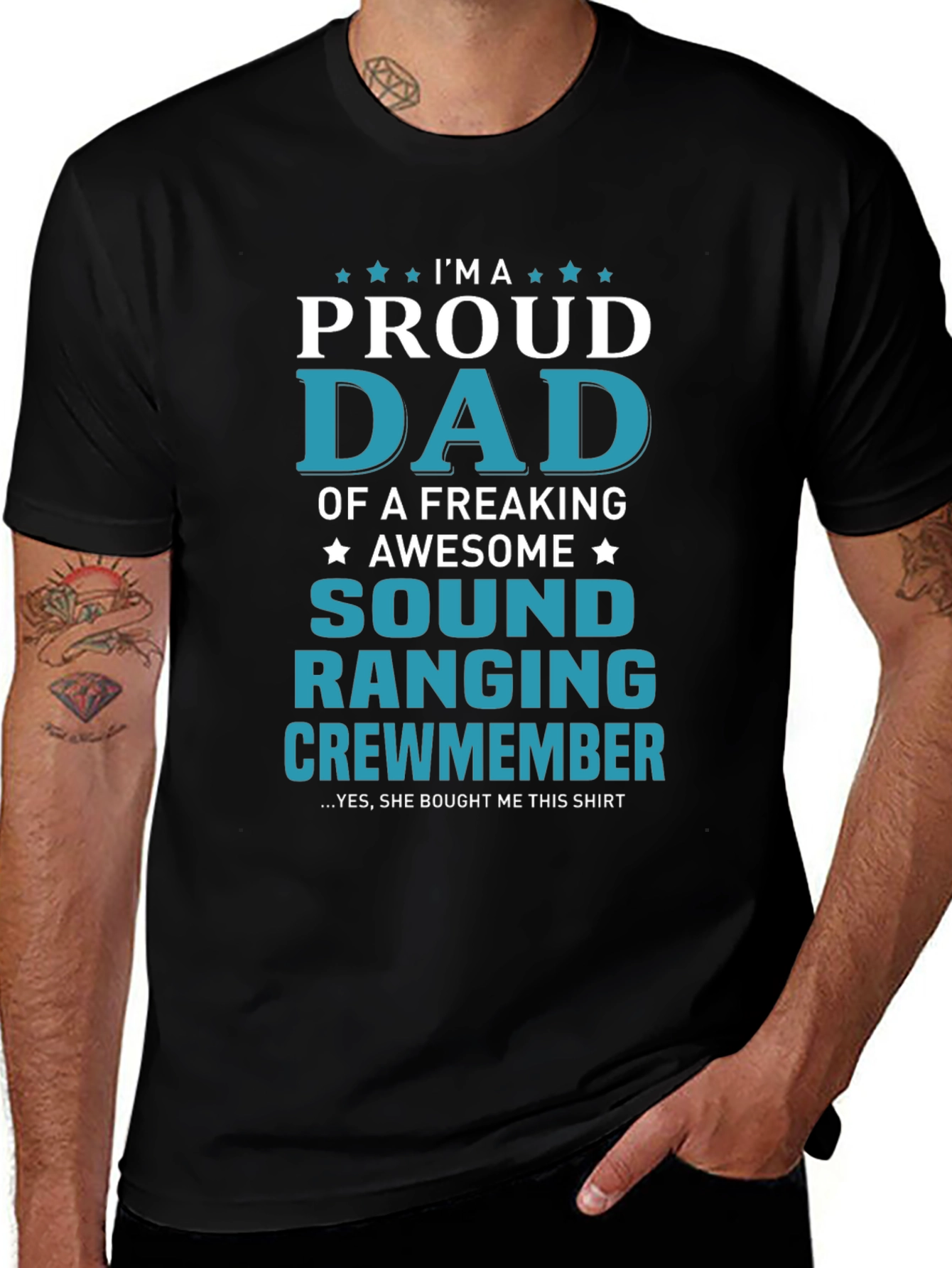 Proud Dad of an Awesome Sound Ranging Crewmember T-Shirt