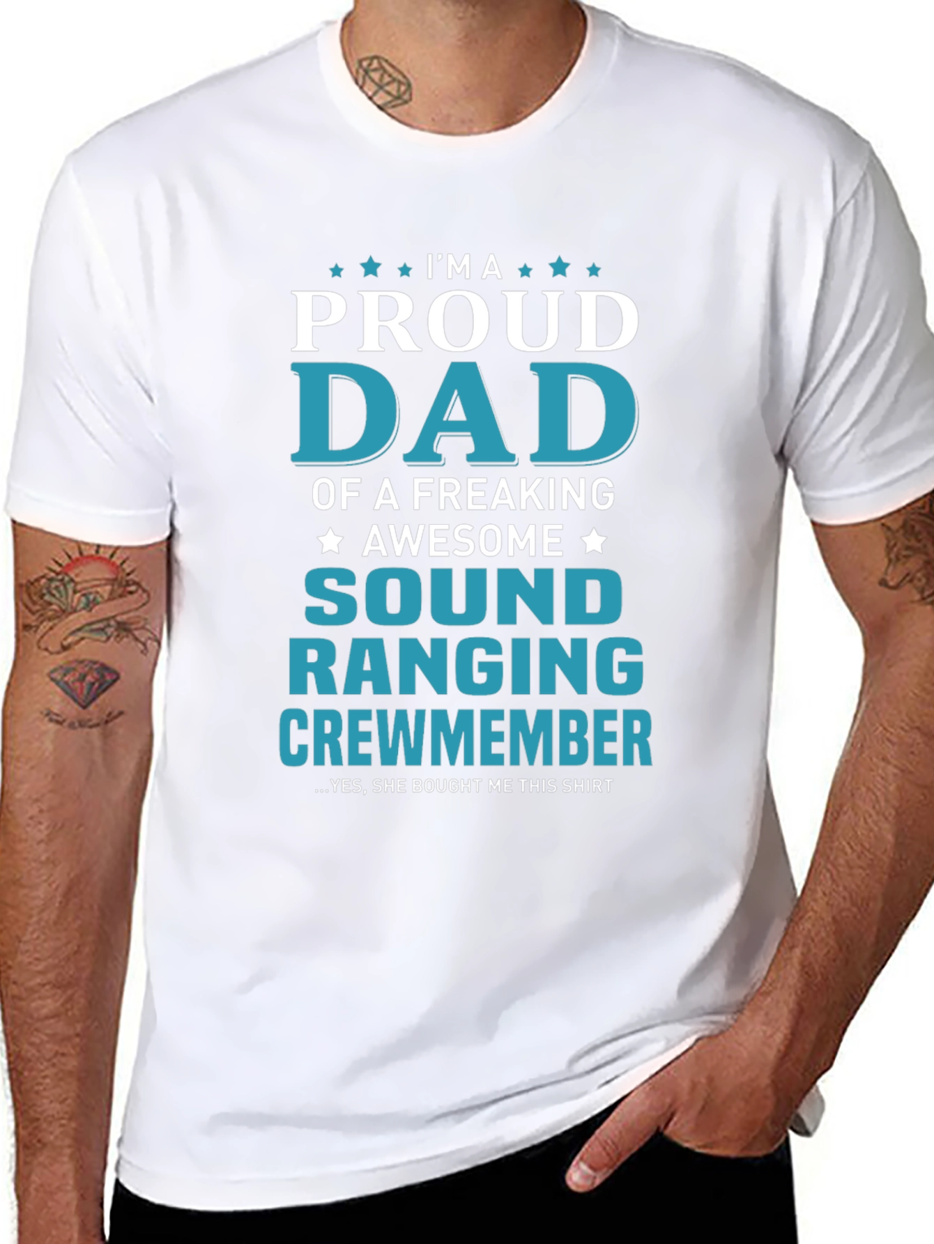 Proud Dad of an Awesome Sound Ranging Crewmember T-Shirt