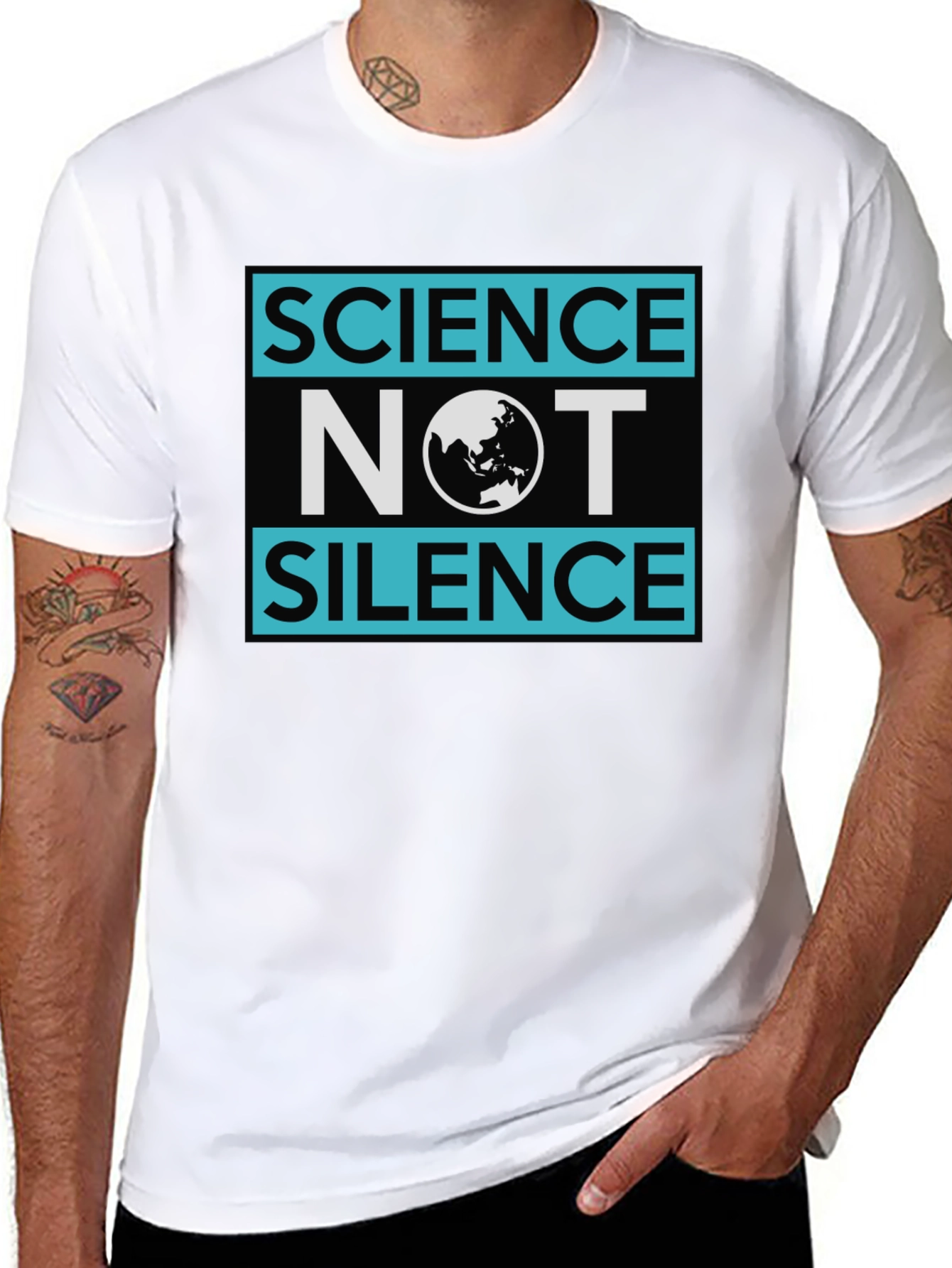 Science Not Silence Graphic Tee