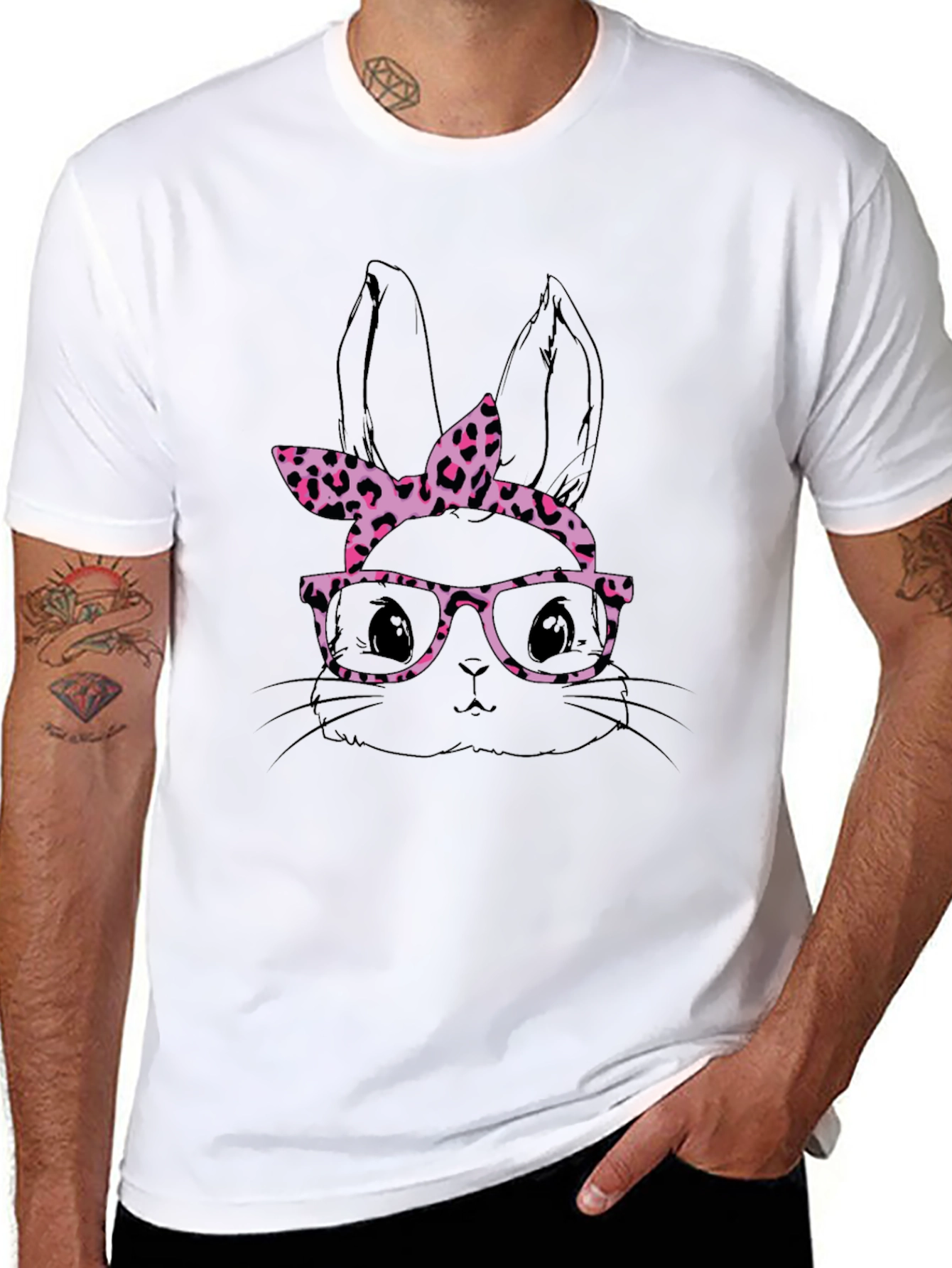 Bunny with Bandana Graphic Tee