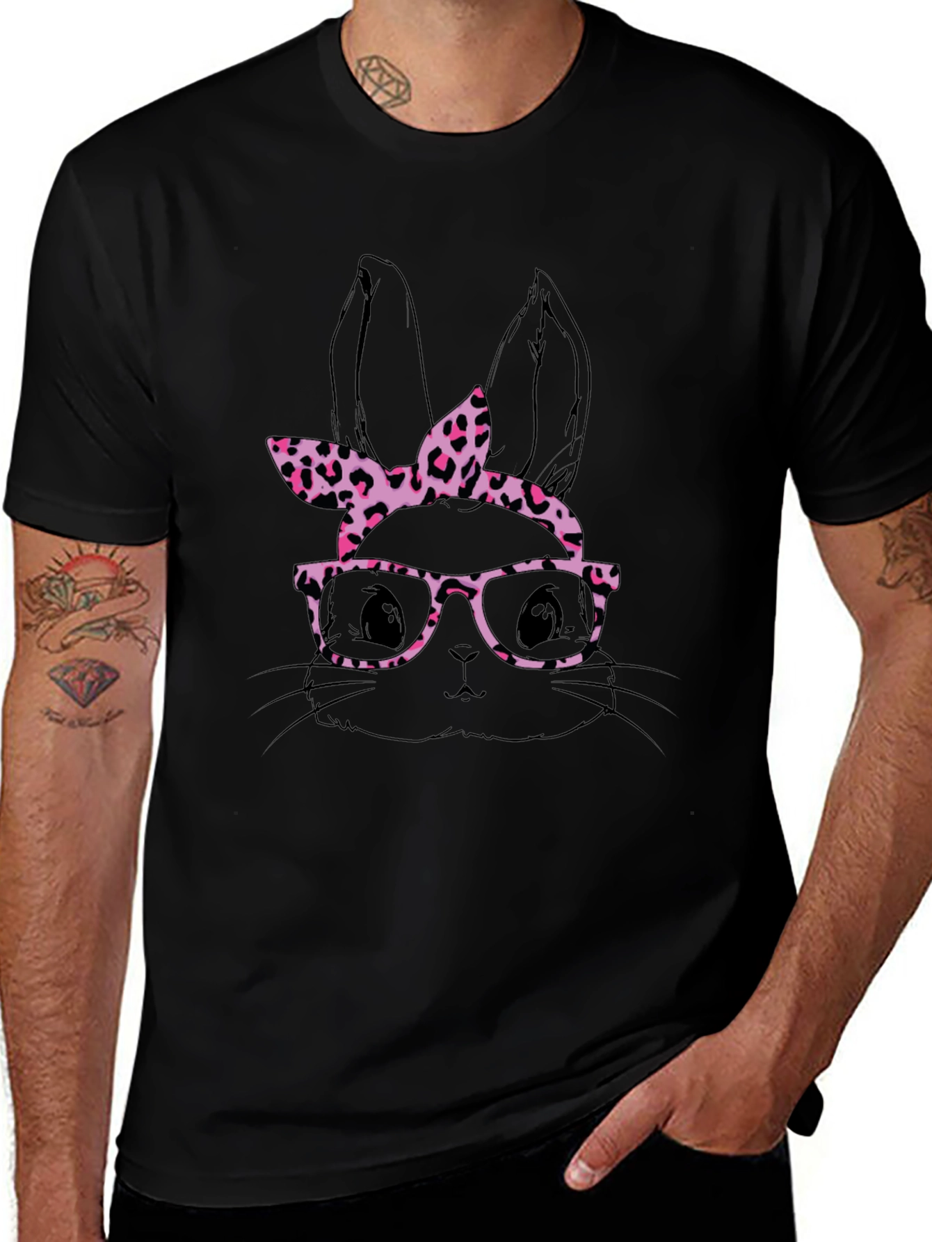 Bunny with Bandana Graphic Tee