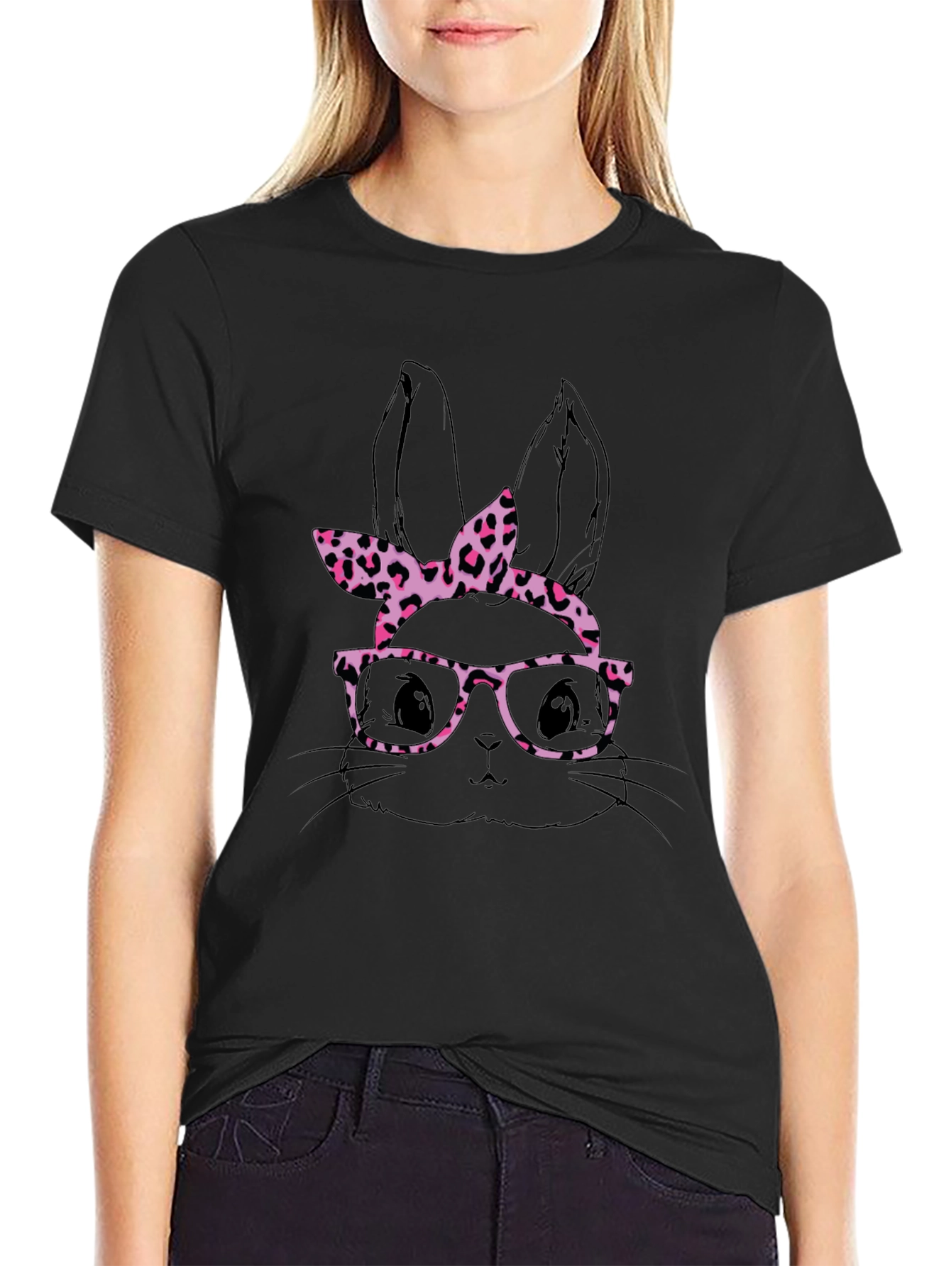Bunny with Bandana Graphic Tee