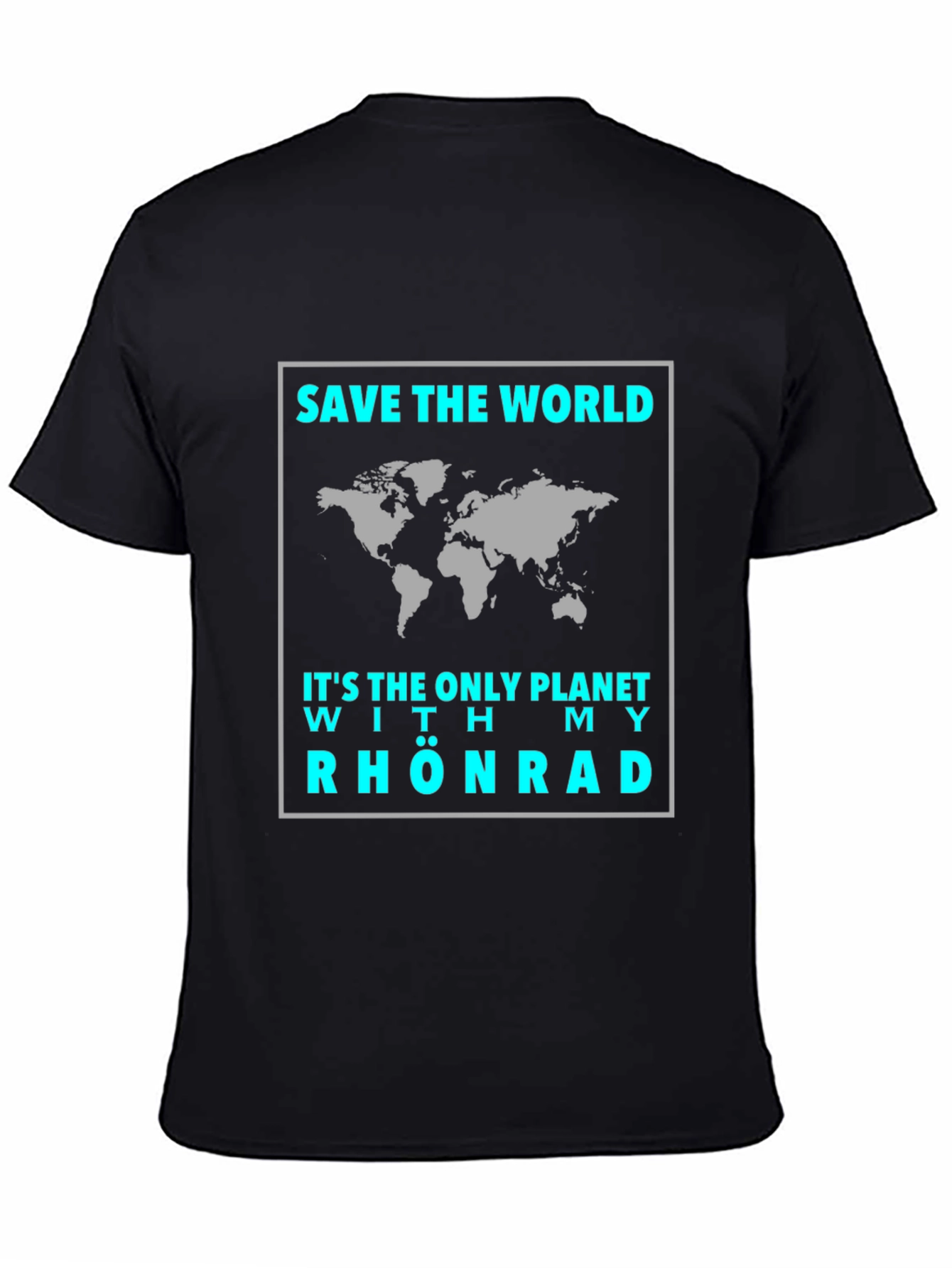 Save The World T-Shirt - Rhönrad Design