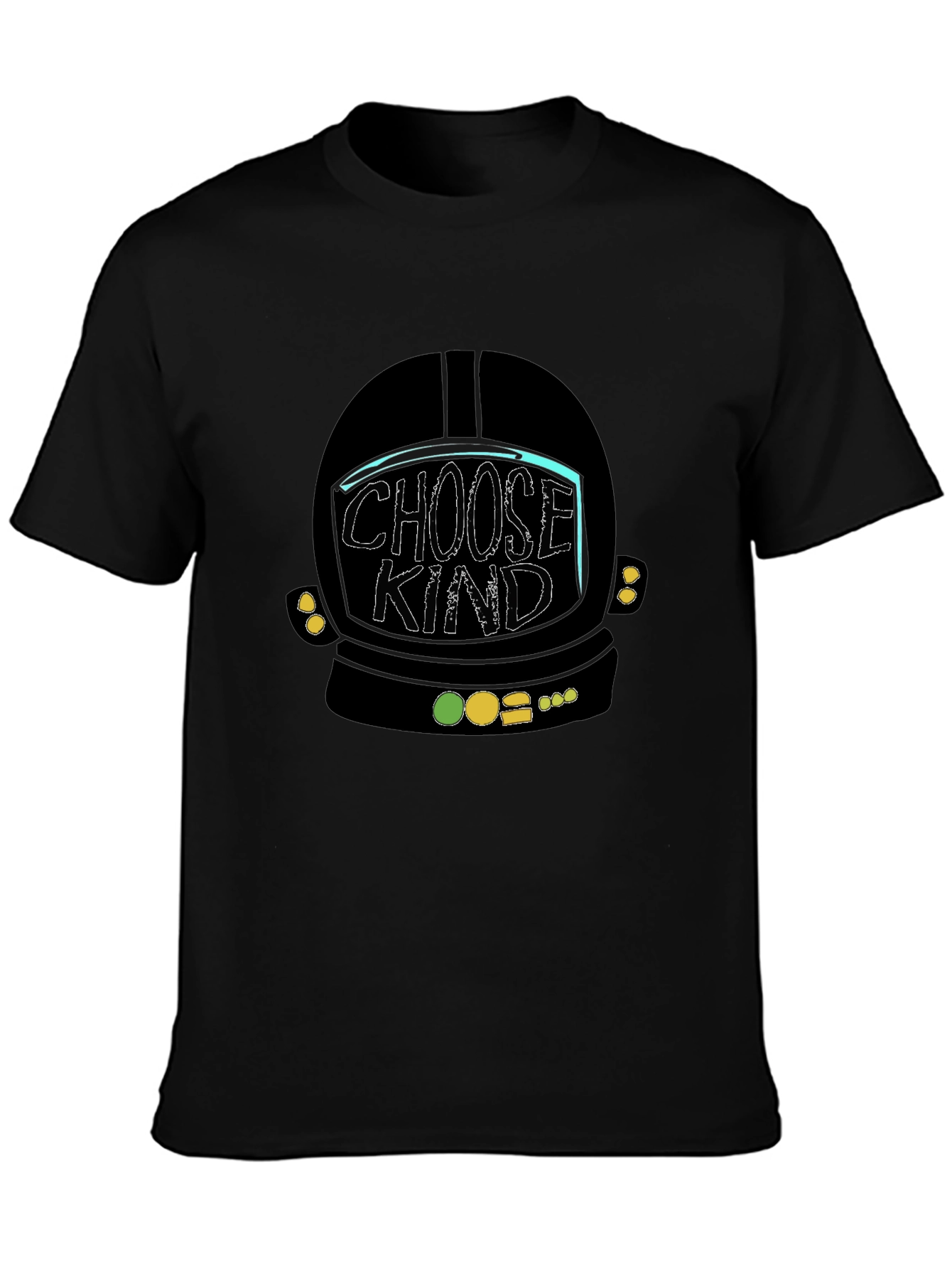 Choose Kind Astronaut Helmet Graphic T-Shirt