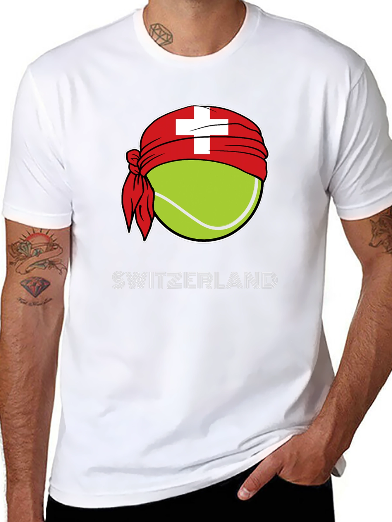 Switzerland Tennis Ball T-Shirt