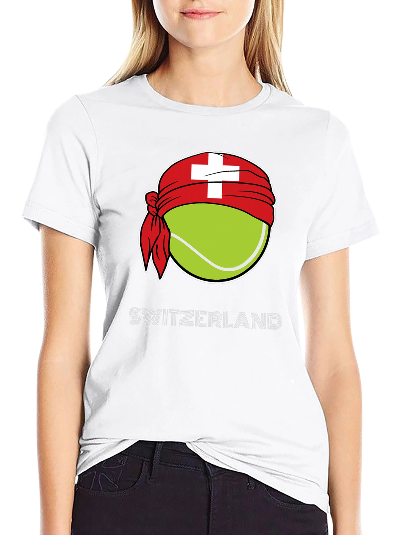 Switzerland Tennis Ball T-Shirt