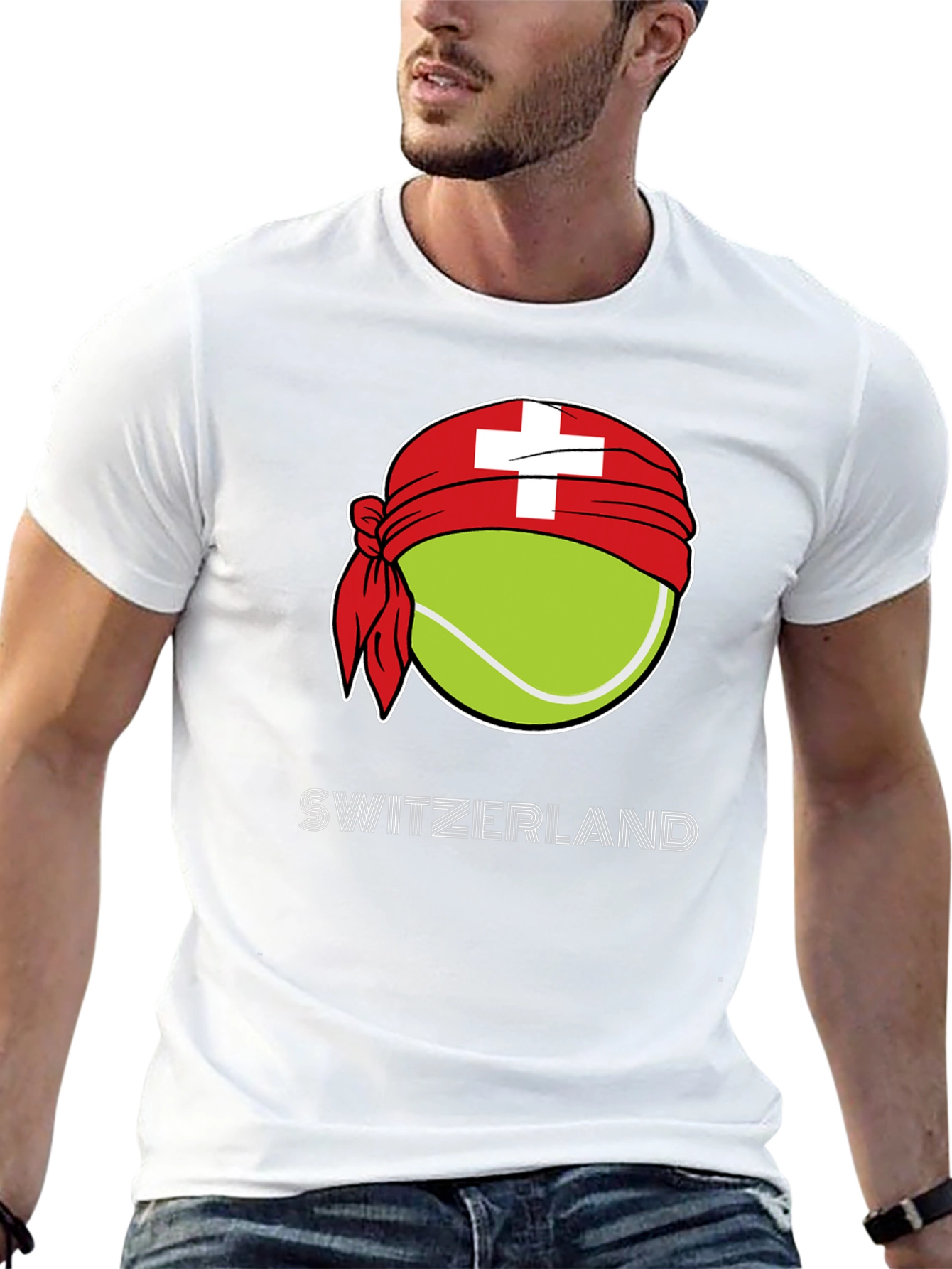 Switzerland Tennis Ball T-Shirt