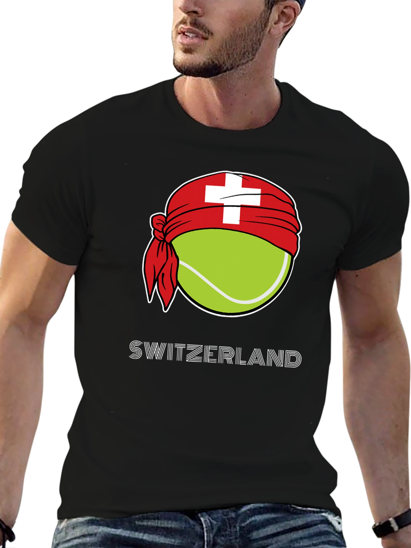 Switzerland Tennis Ball T-Shirt