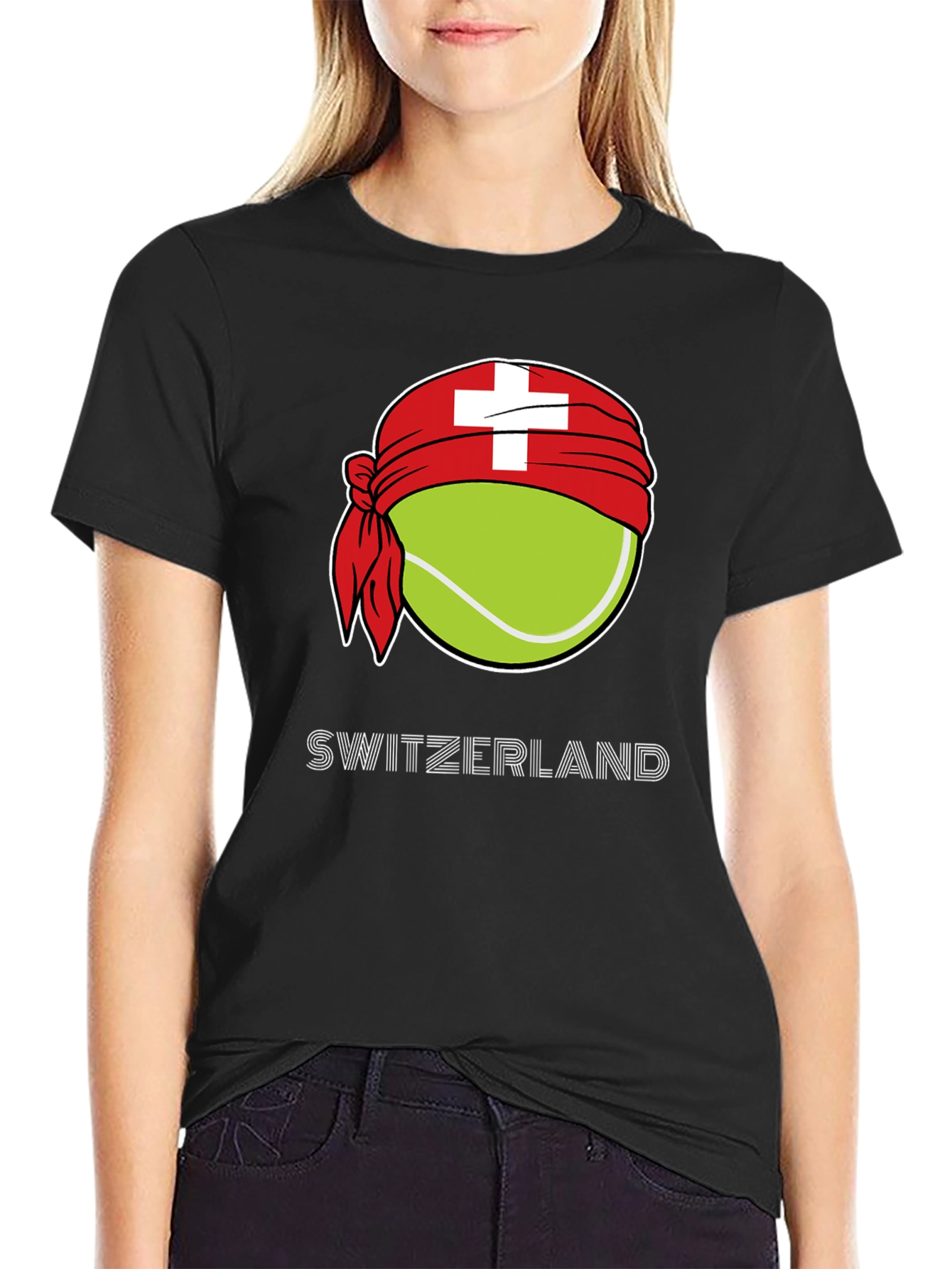 Switzerland Tennis Ball T-Shirt