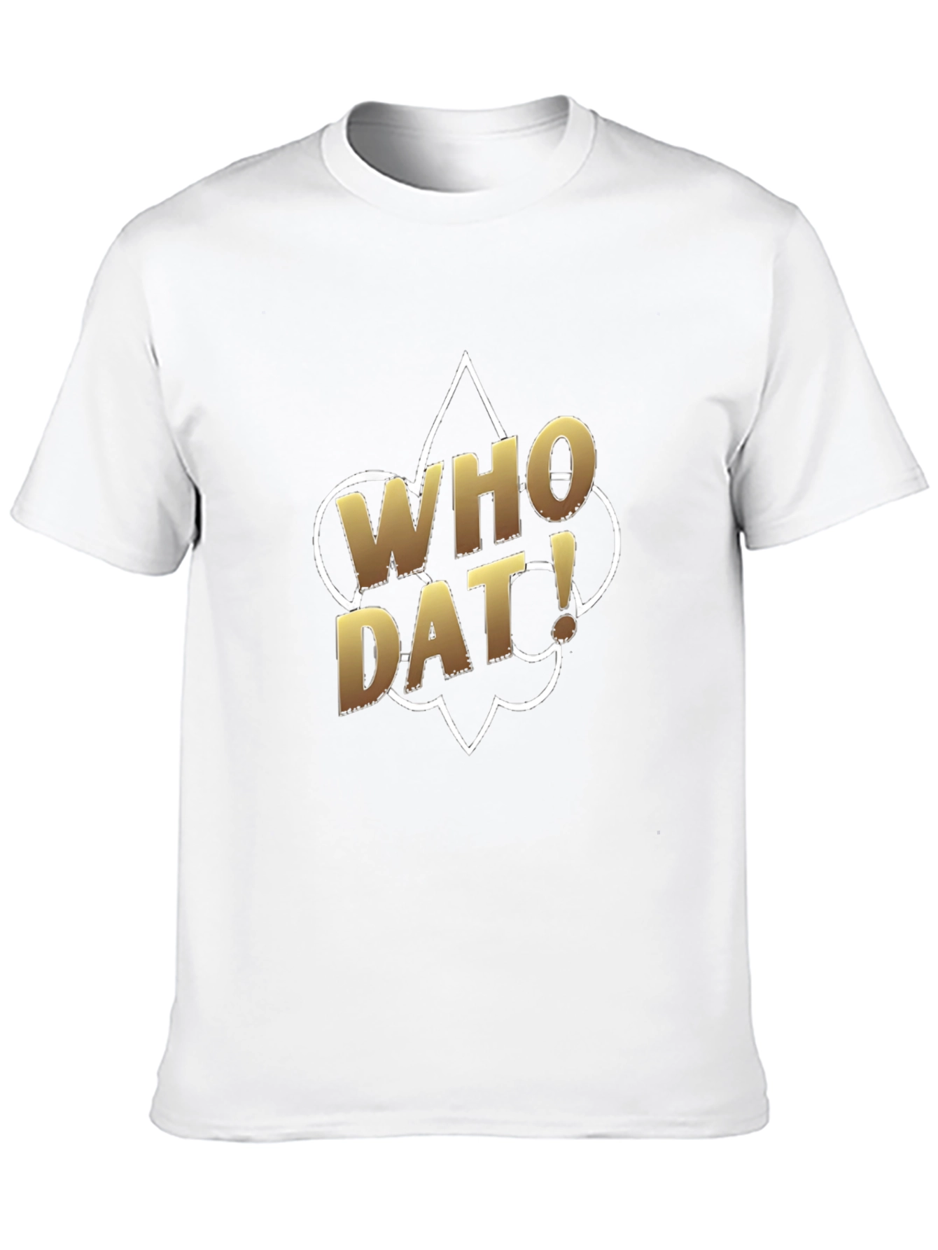 Who Dat! Black T-Shirt