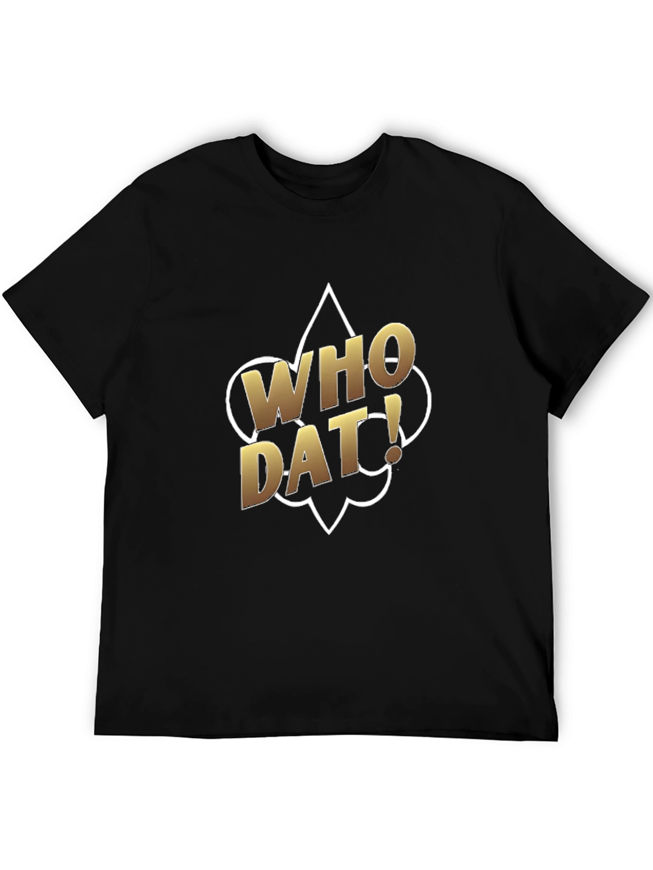 Who Dat! Black T-Shirt