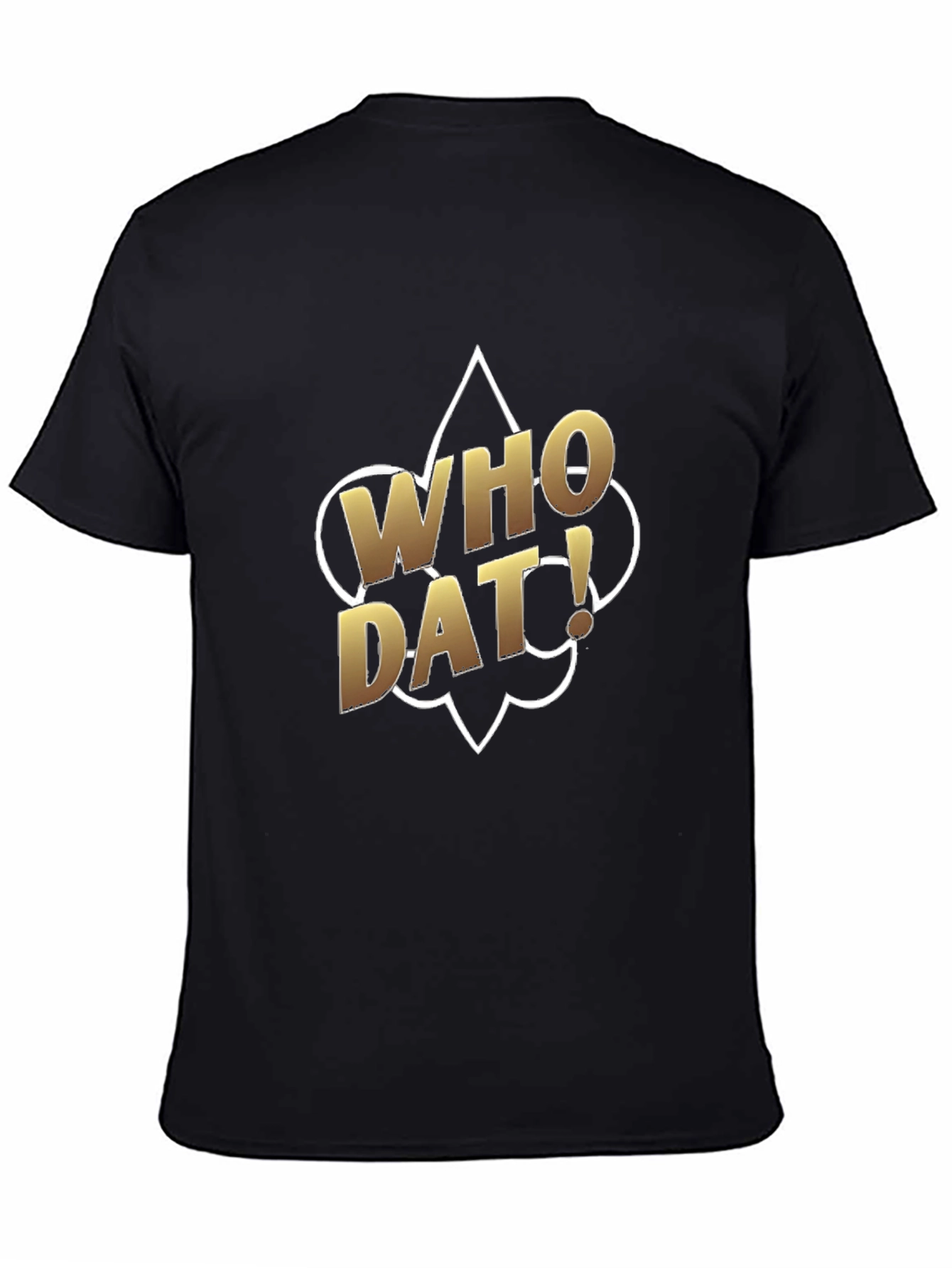 Who Dat! Black T-Shirt