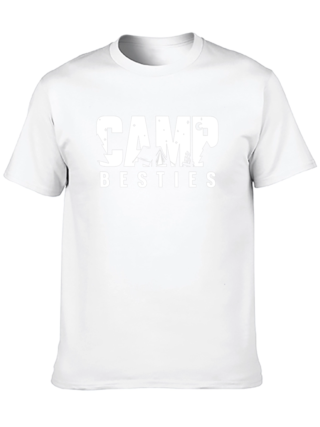 Camp Besties Graphic Tee - Black Camping Shirt