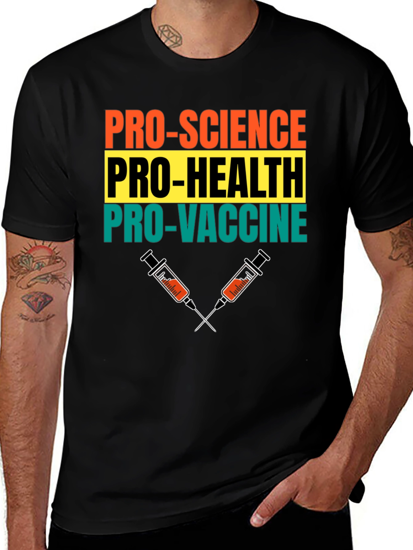 Pro-Science Health Vaccine T-Shirt
