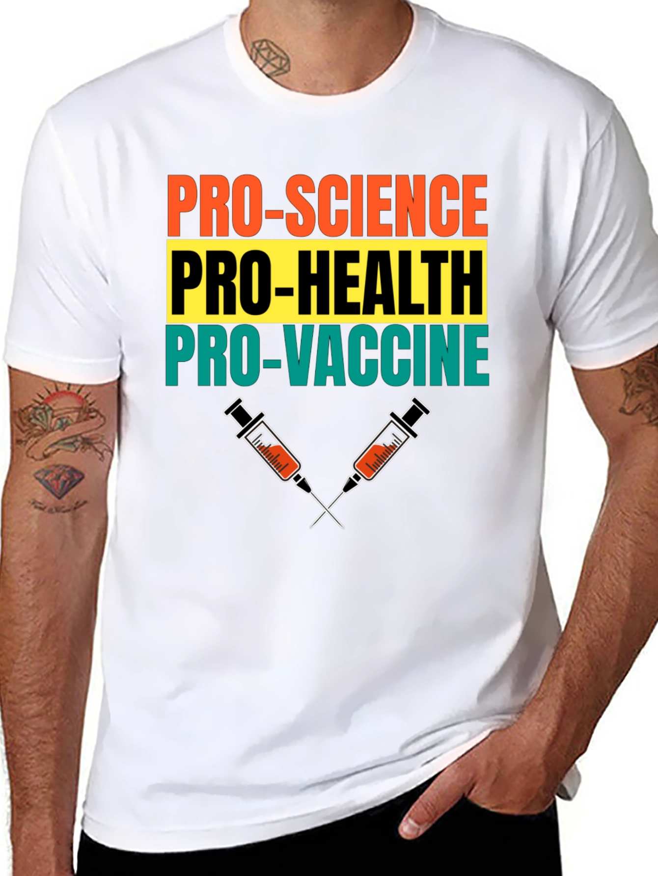 Pro-Science Health Vaccine T-Shirt