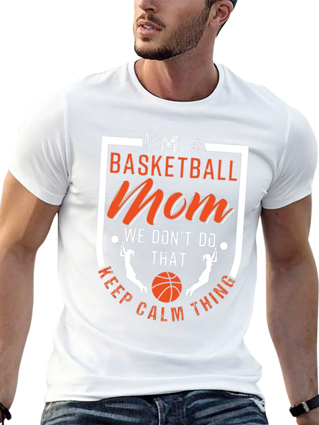 Basketball Mom T-Shirt Funny Graphic Tee