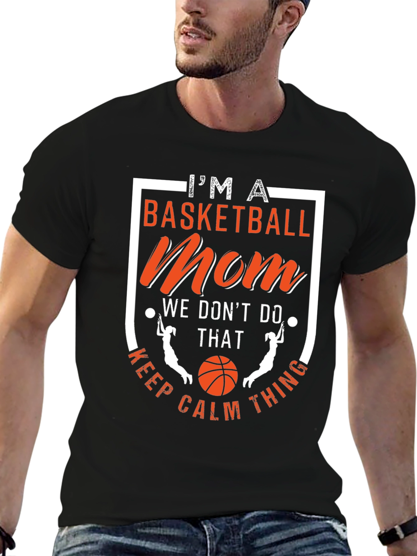 Basketball Mom T-Shirt Funny Graphic Tee