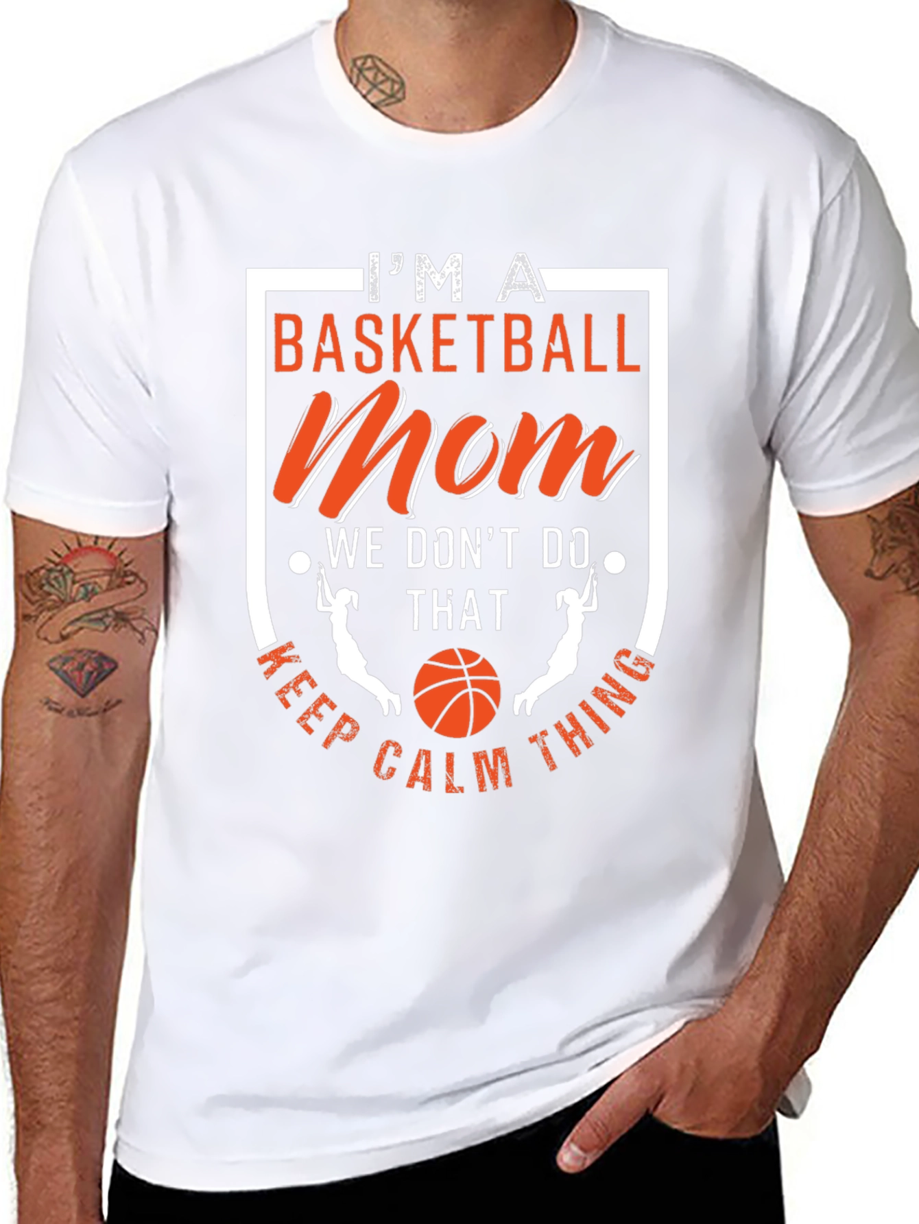 Basketball Mom T-Shirt Funny Graphic Tee