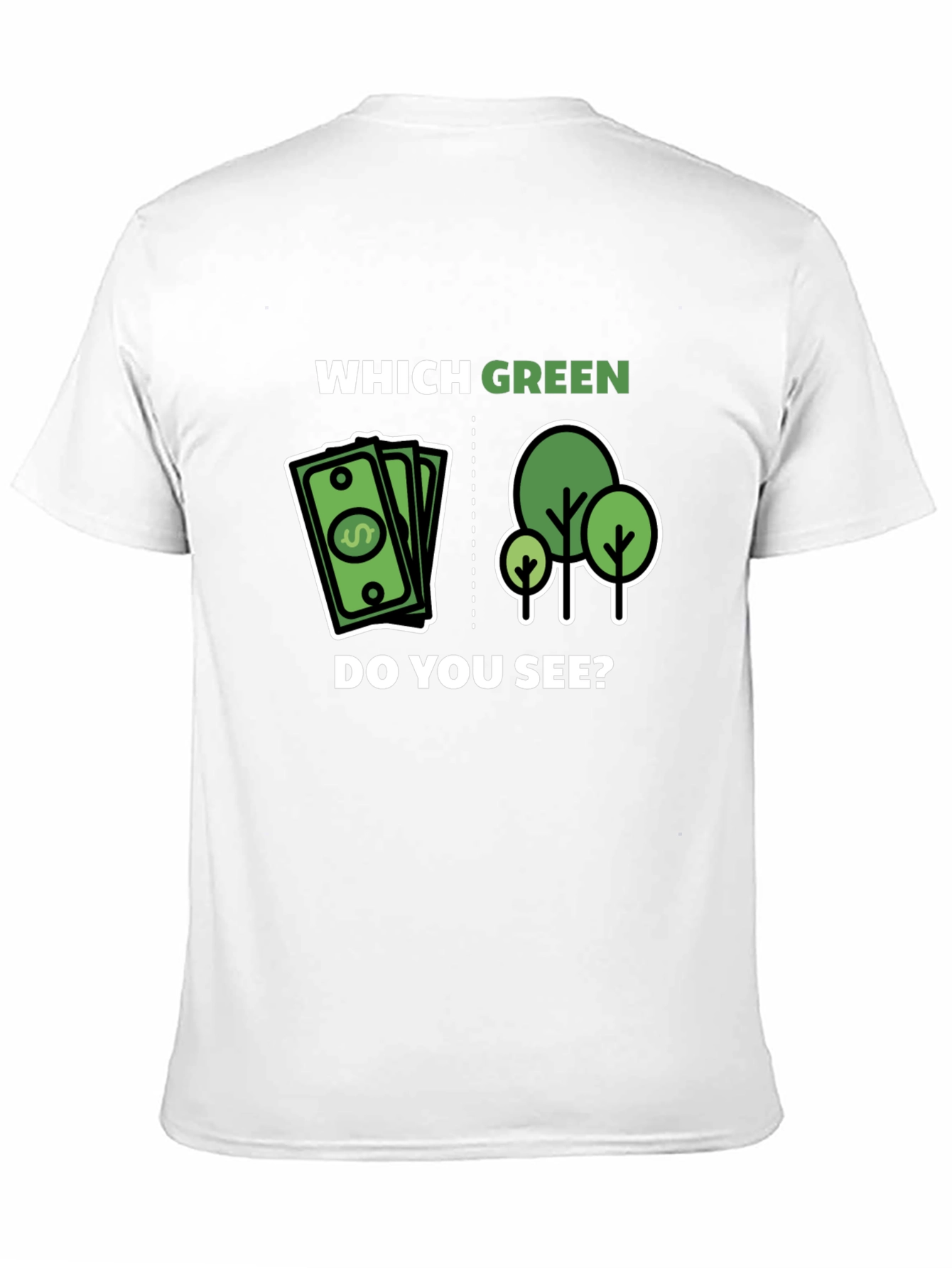 Which Green Do You See Graphic T-Shirt