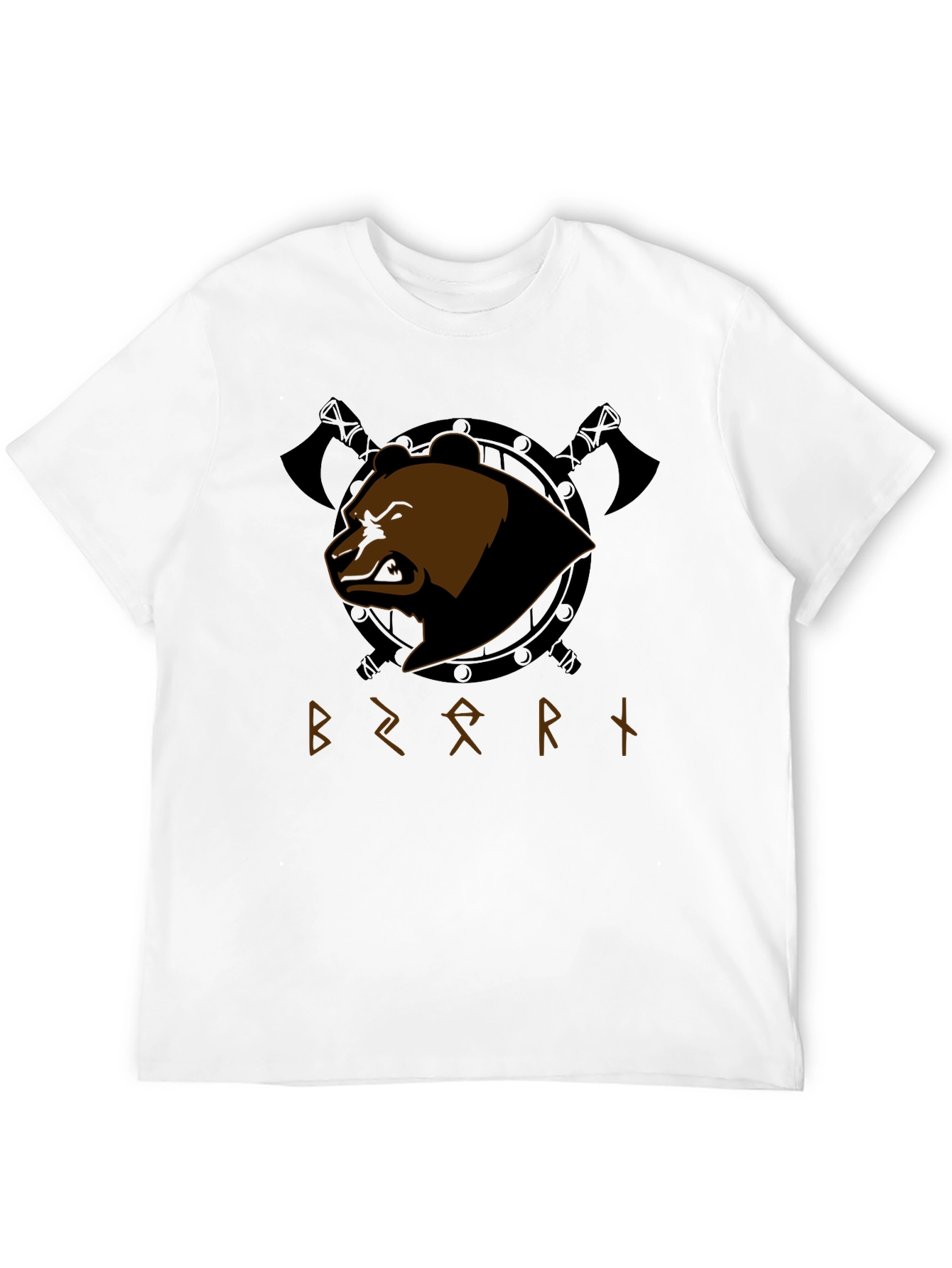 Berserk Bear Viking Axe T-Shirt