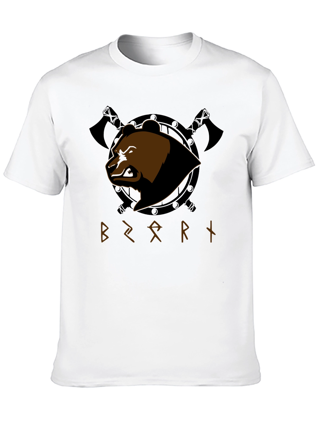 Berserk Bear Viking Axe T-Shirt