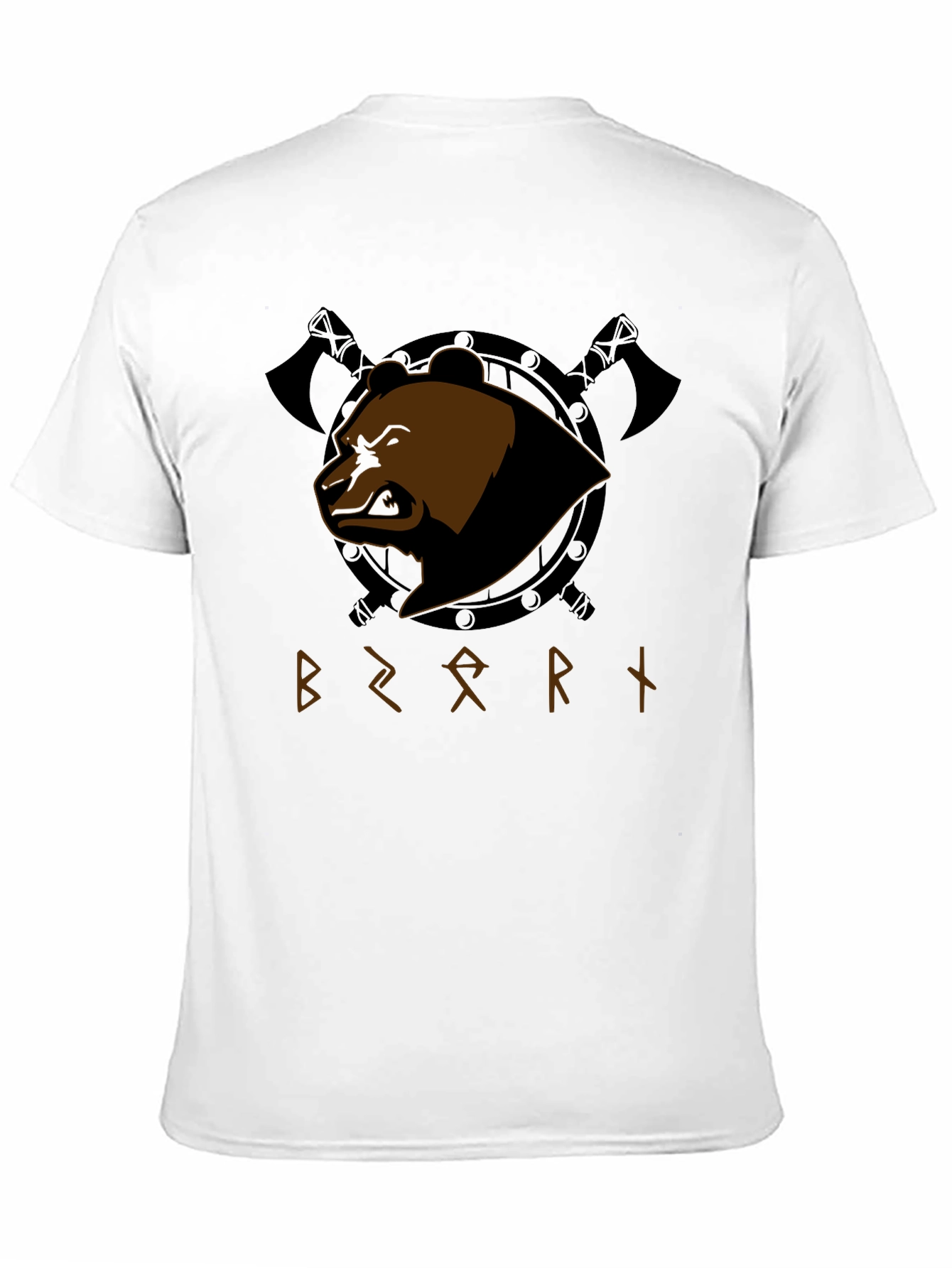 Berserk Bear Viking Axe T-Shirt