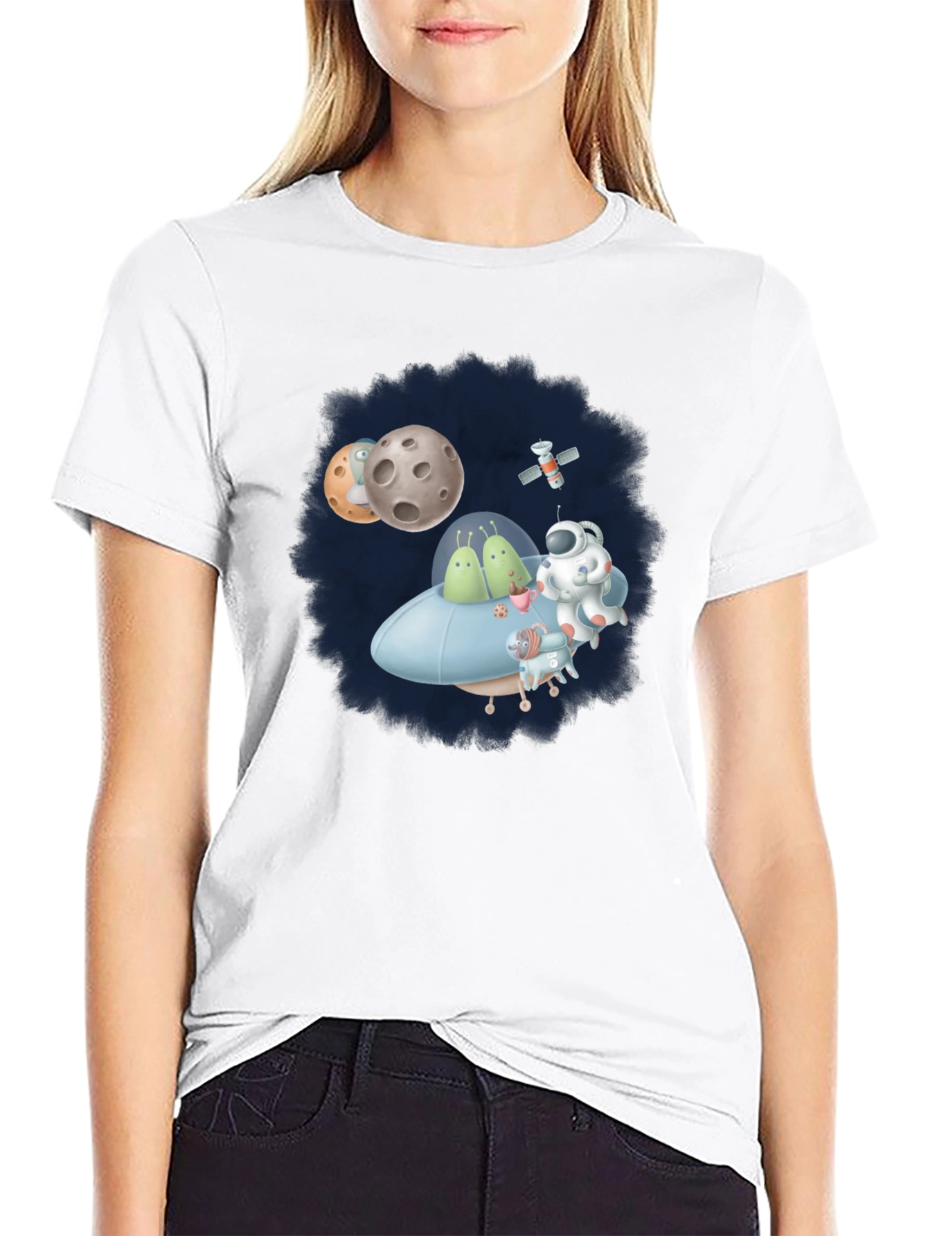 Cosmic Crew T-Shirt - Fun Space Graphic Tee