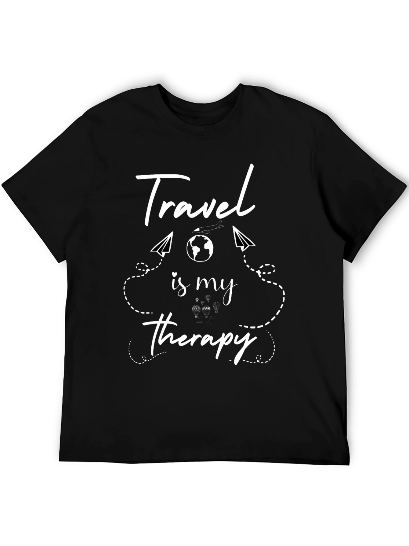 Travel Is My Therapy Graphic T-Shirt
