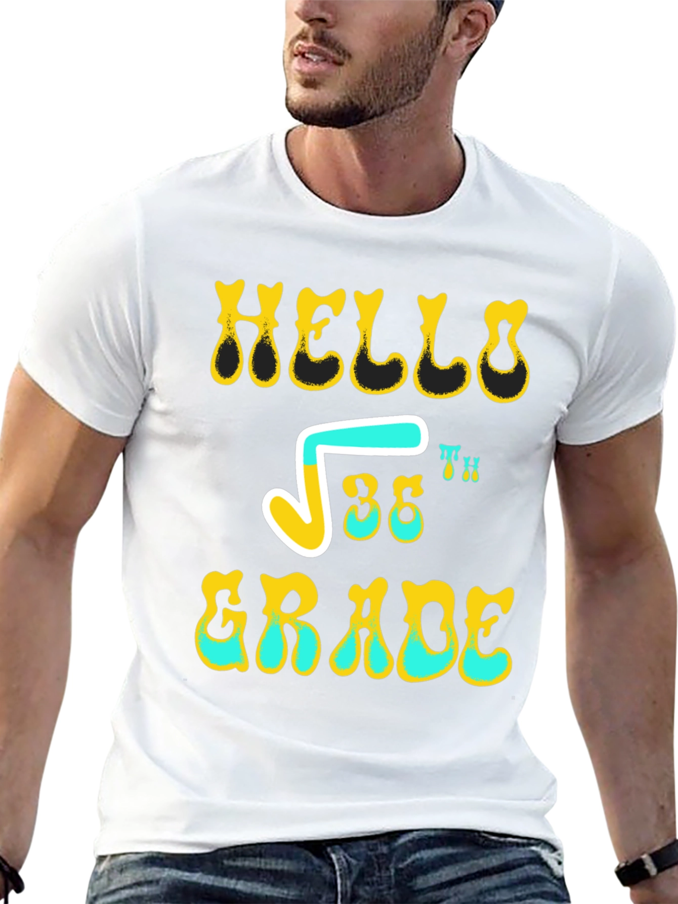Hello Root 36th Grade Funny T-Shirt
