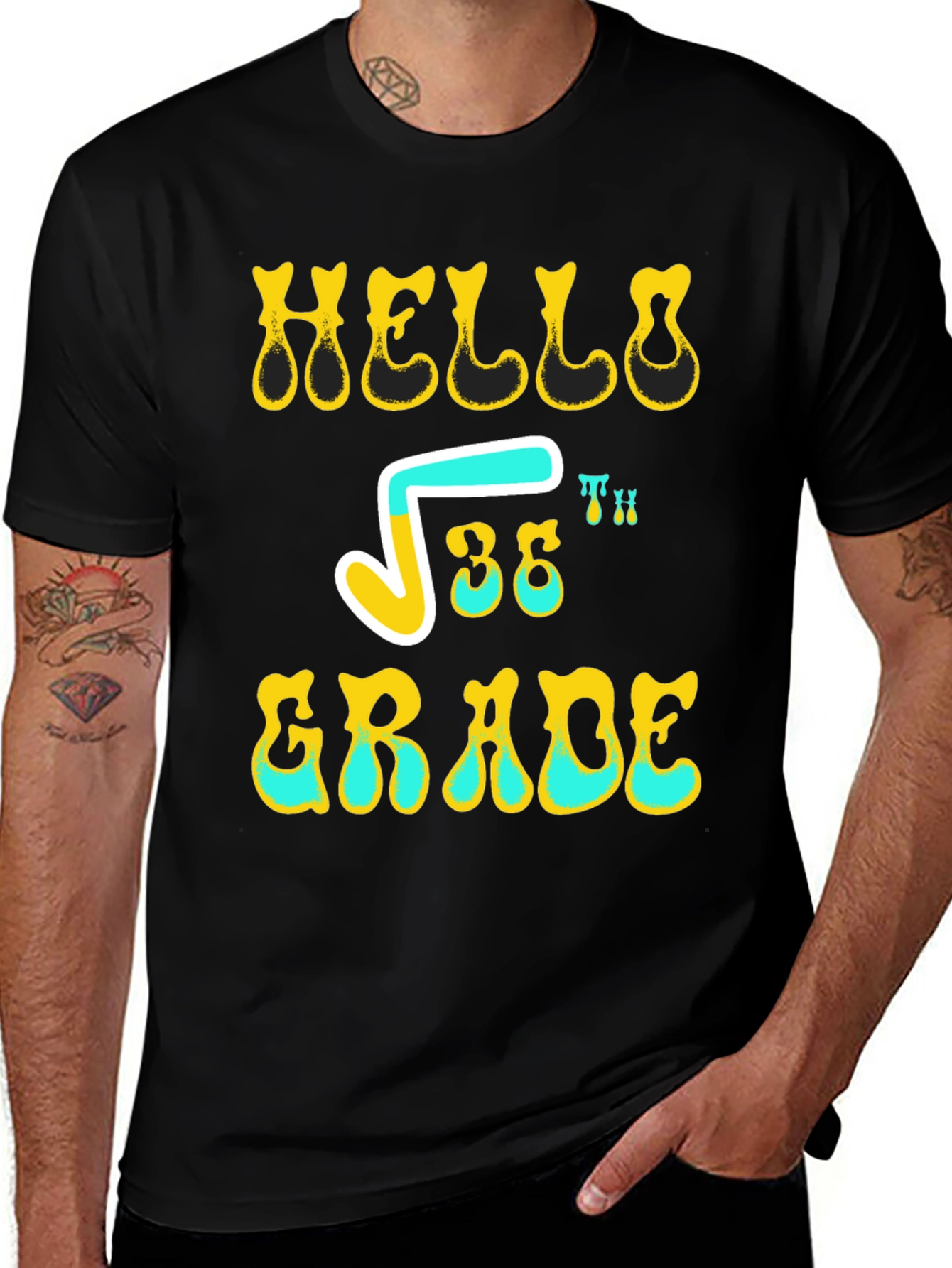 Hello Root 36th Grade Funny T-Shirt