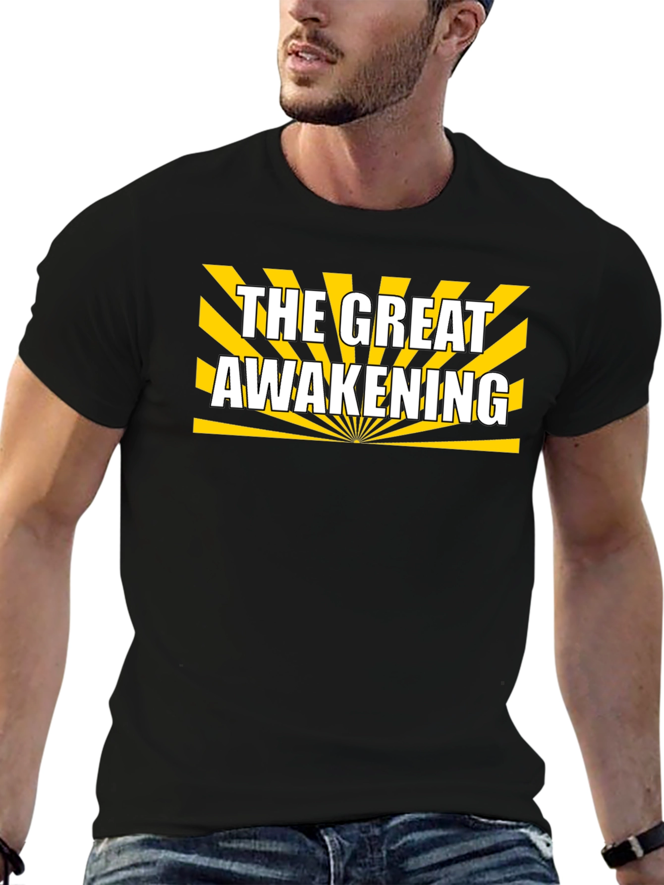 The Great Awakening Graphic T-Shirt - Black