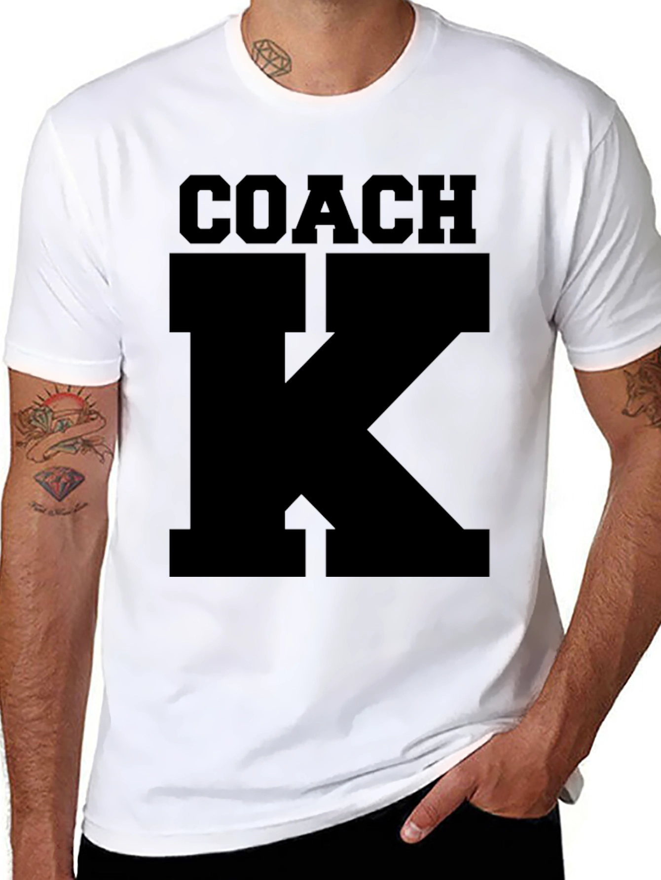 Coach K Black Graphic T-Shirt