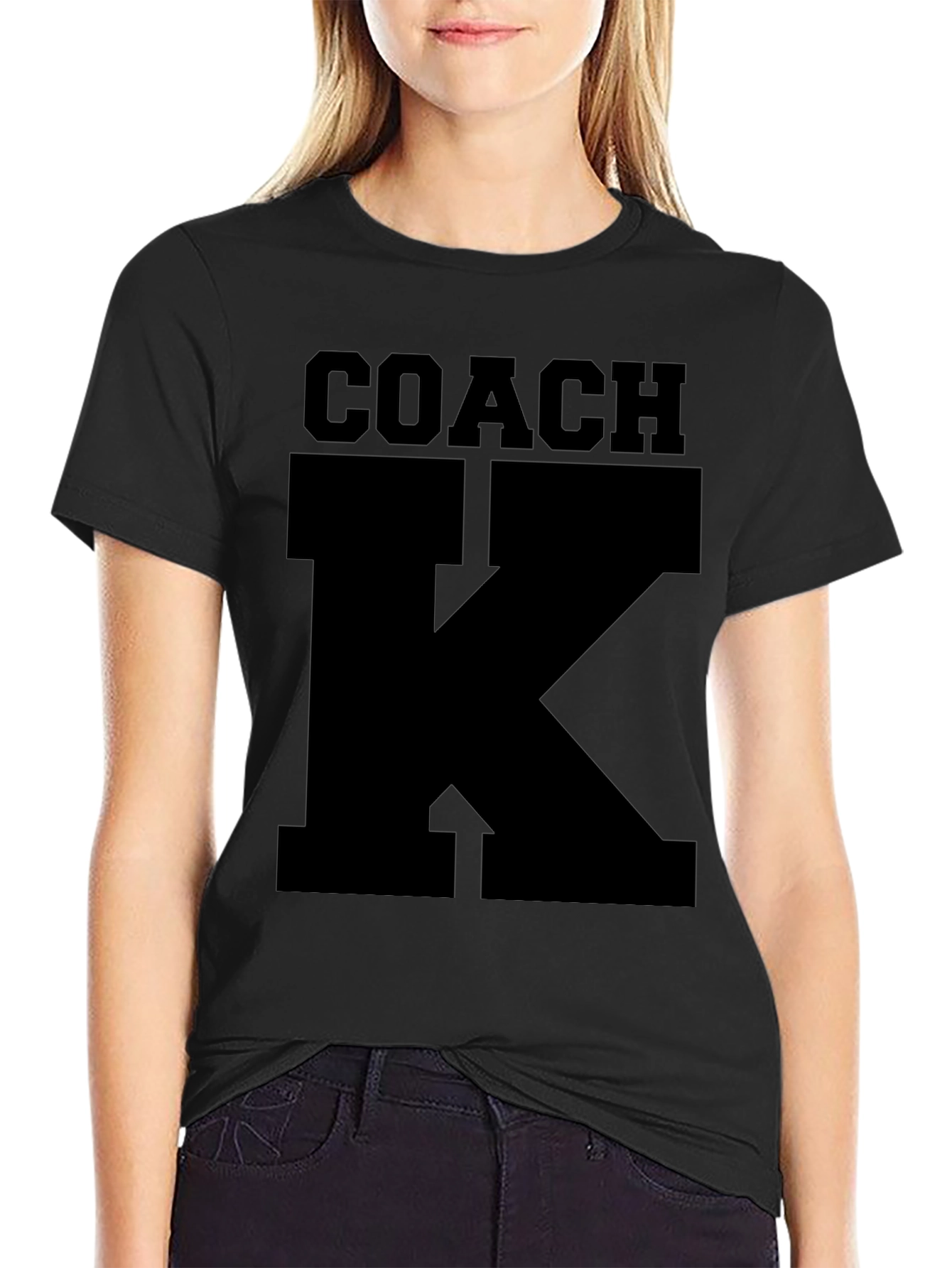 Coach K Black Graphic T-Shirt