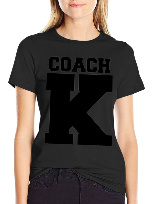 Coach K Black Graphic T-Shirt