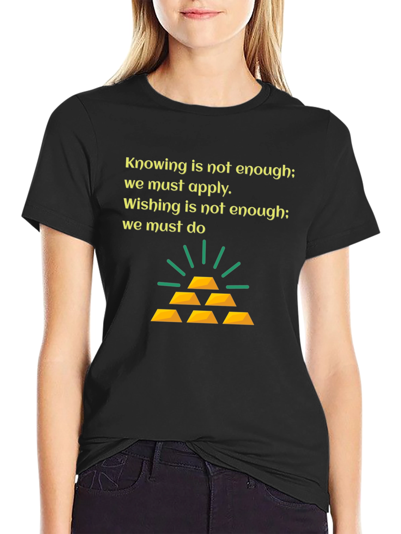 Inspirational Knowing Graphic T-Shirt