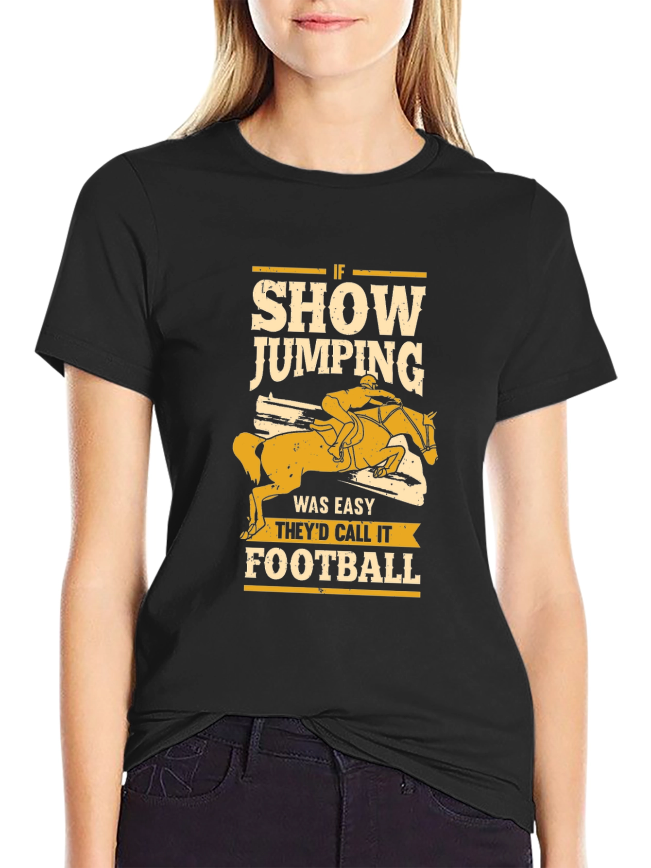 Show Jumping T-Shirt - Equestrian Horse Lover Tee