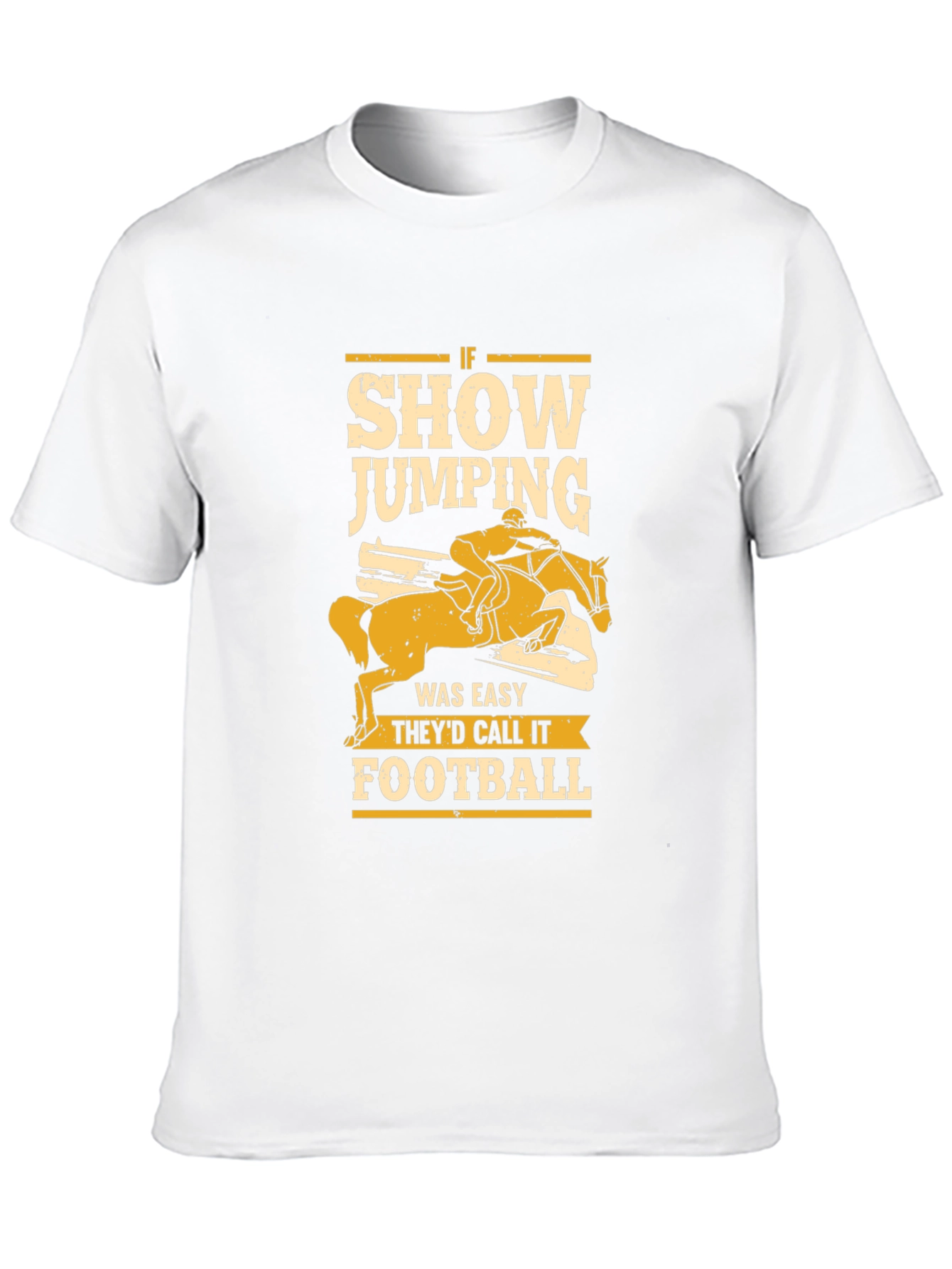 Show Jumping T-Shirt - Equestrian Horse Lover Tee