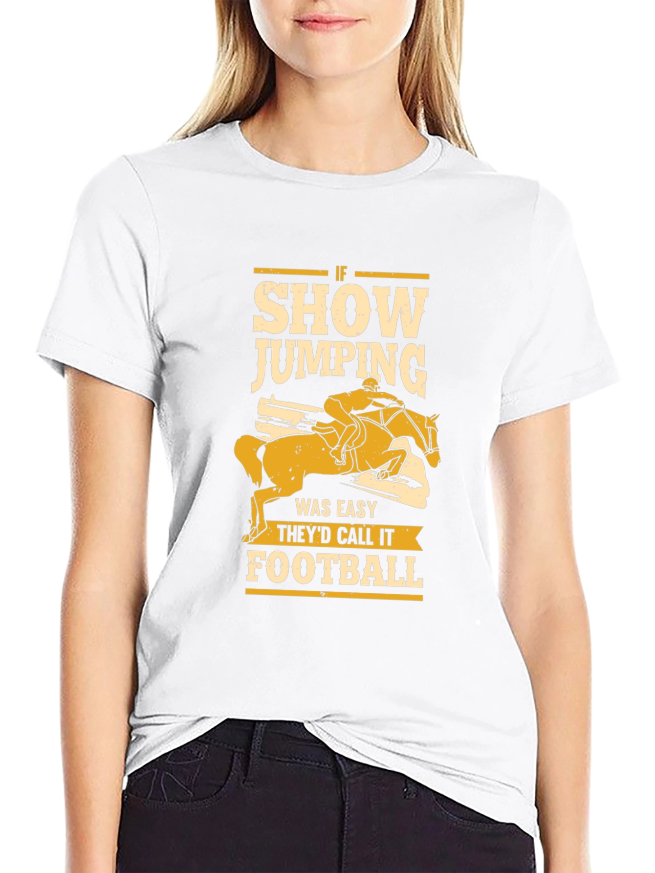 Show Jumping T-Shirt - Equestrian Horse Lover Tee