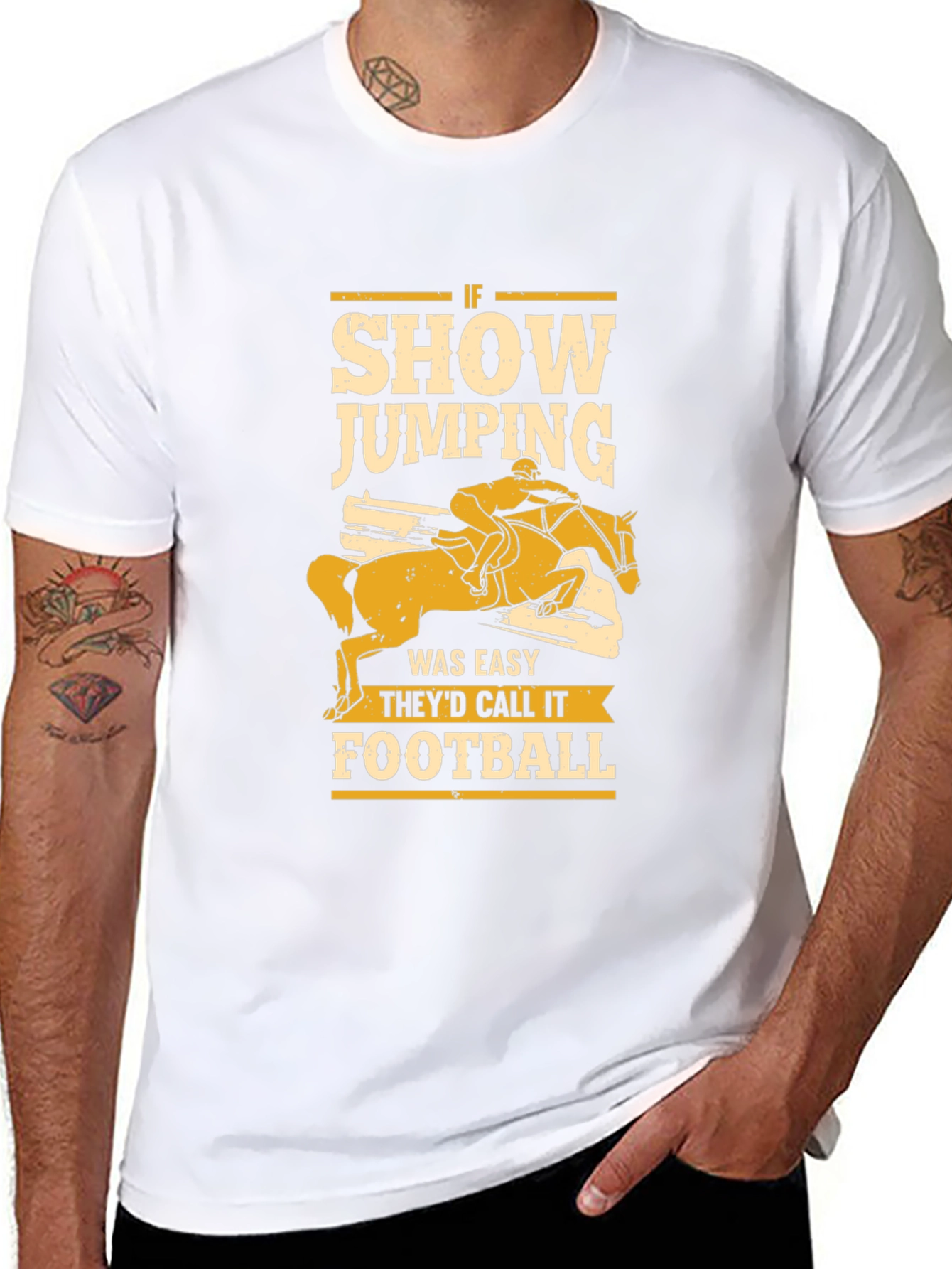 Show Jumping T-Shirt - Equestrian Horse Lover Tee