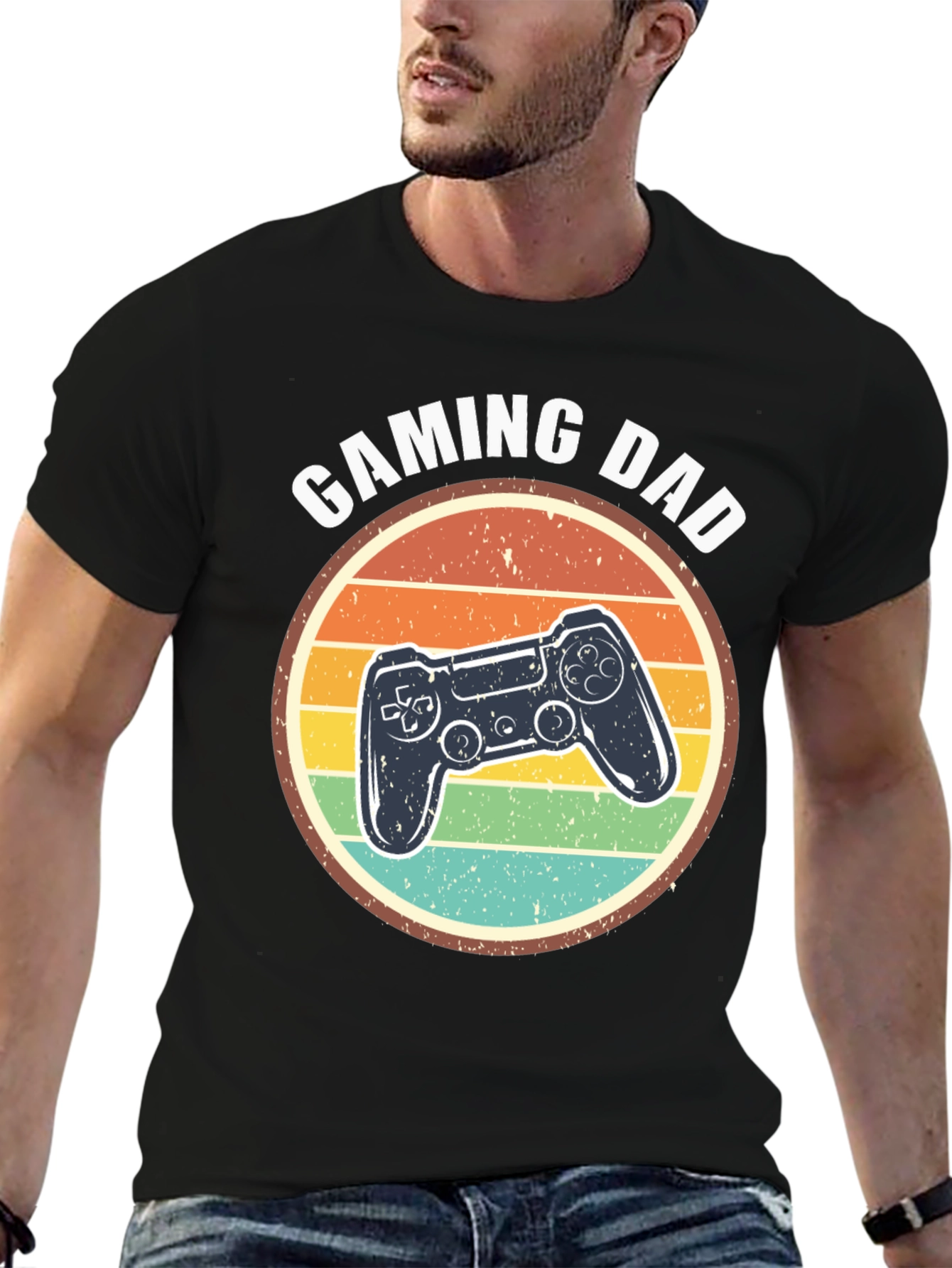 Gaming Dad T-Shirt - Retro Gamer Style