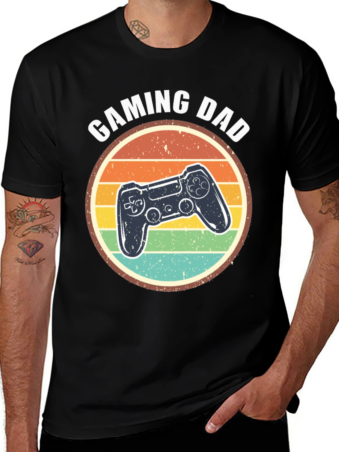 Gaming Dad T-Shirt - Retro Gamer Style